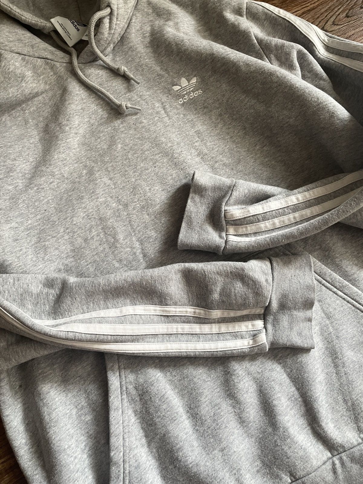 Adidas × Vintage VINTAGE Y2K FADED "ADIDAS" HOODIE Y2K Japanese style Size US M / EU 48-50 / 2 - 6 Thumbnail