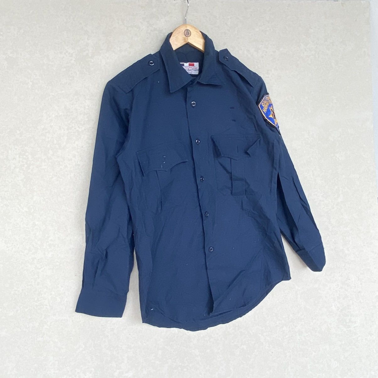 Other Vintage Policeman Uniform Shirt With A Button Up Navy Blue Size US M / EU 48-50 / 2 - 3 Thumbnail