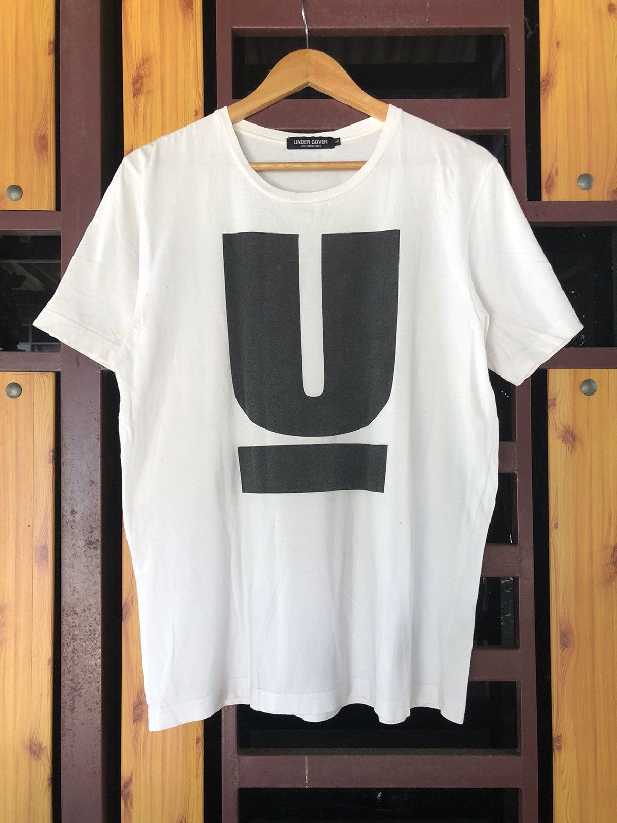 Japanese Brand 💥RARE💥Vintage Undercover Big Logo X Jun Takahashi Tshirt Size US L / EU 52-54 / 3 - 1 Thumbnail