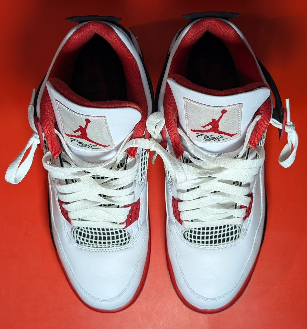 Jordan Brand Size 10 - Jordan 4 Retro OG Fire Red Size US 10 / EU 43 - 4 Thumbnail