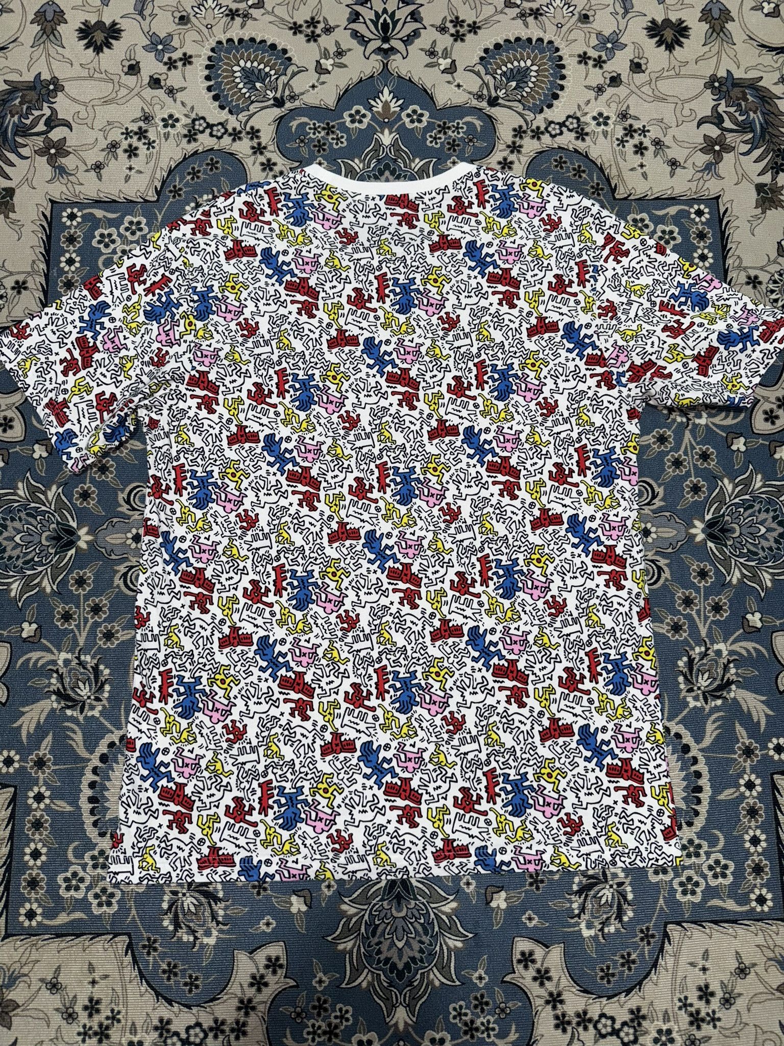Keith Haring × Vintage Keith Hiring Full Print Tee Size US L / EU 52-54 / 3 - 2 Thumbnail