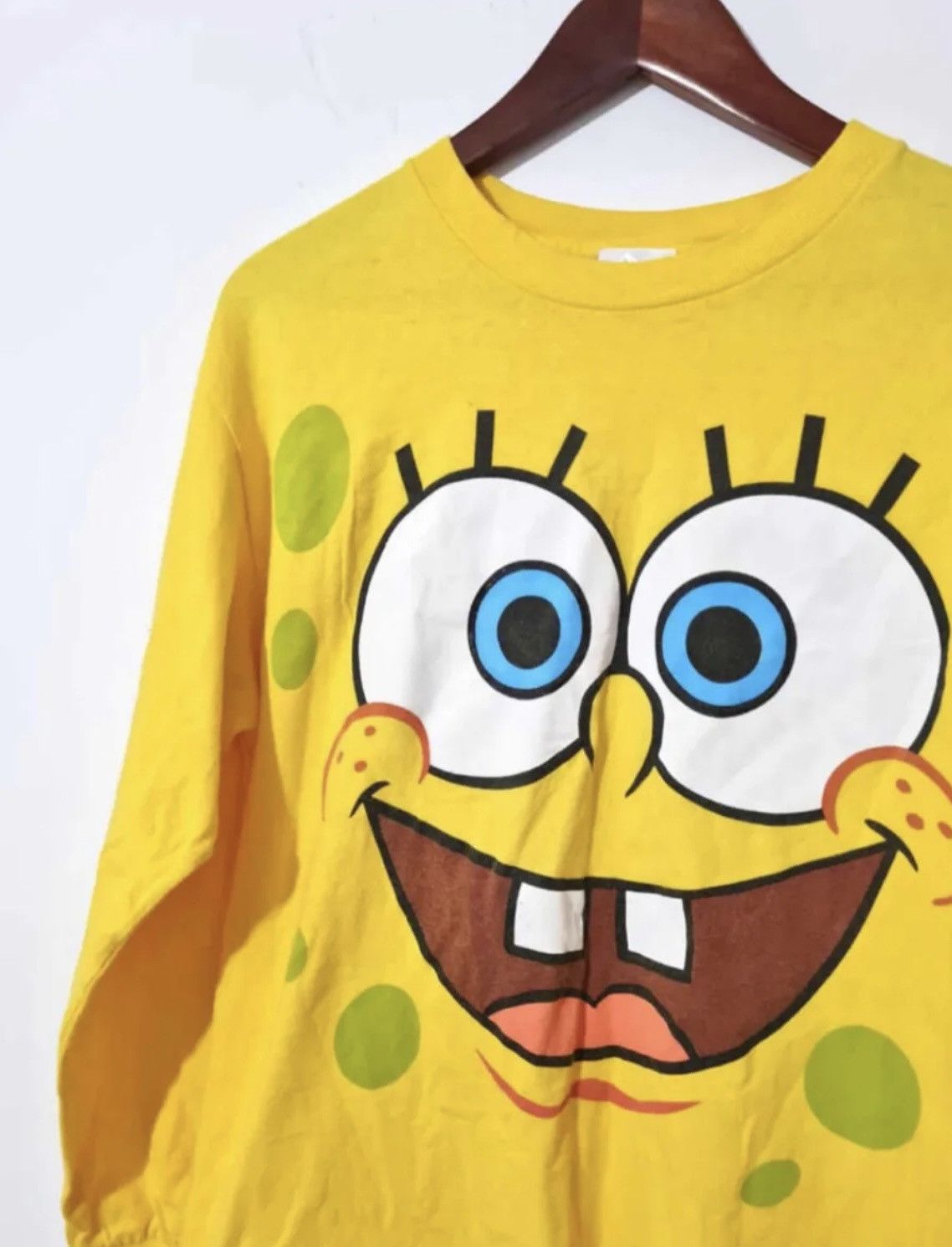 Vintage spongebob vintage tshirt made in USA murina tag 2000s yellow Size US M / EU 48-50 / 2 - 3 Thumbnail