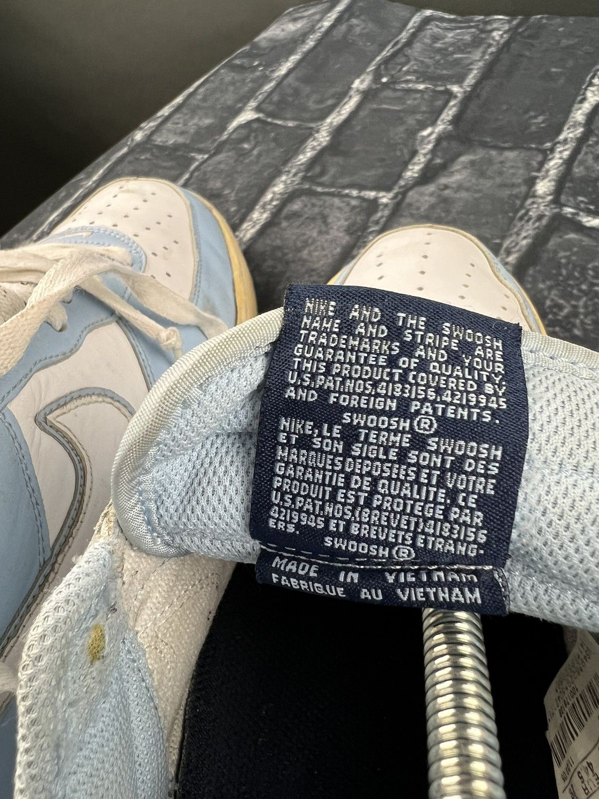 Nike Y2K NIKE Air Force 1 Low Baby Sky Blue & White on Gum Size US 12 / EU 45 - 13 Thumbnail