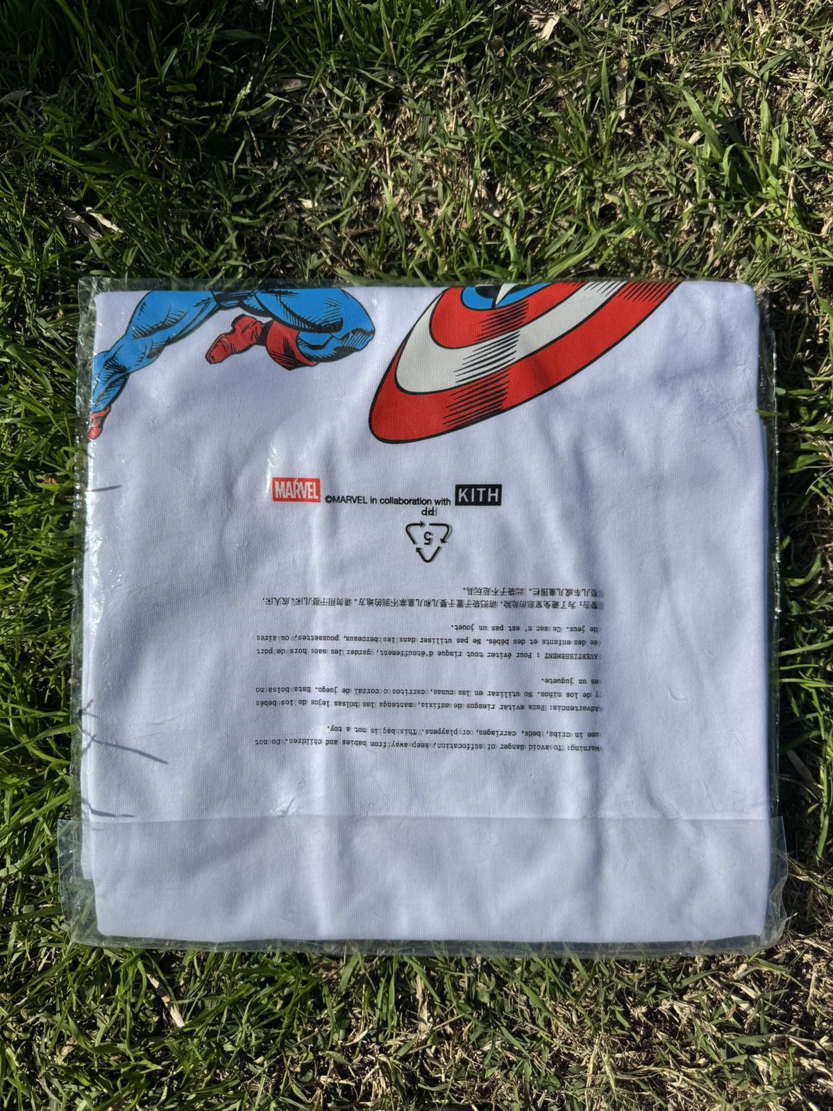 Kith × Marvel Comics Kith x Marvel Captain America Vintage Tee White Size US XXL / EU 58 / 5 - 5 Thumbnail