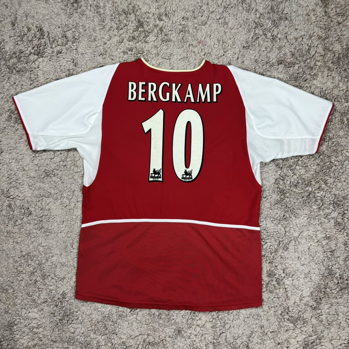 Nike × Vintage BERGKAMP 10 Vintage Arsenal Home Jersey Size US M / EU 48-50 / 2 - 1 Thumbnail
