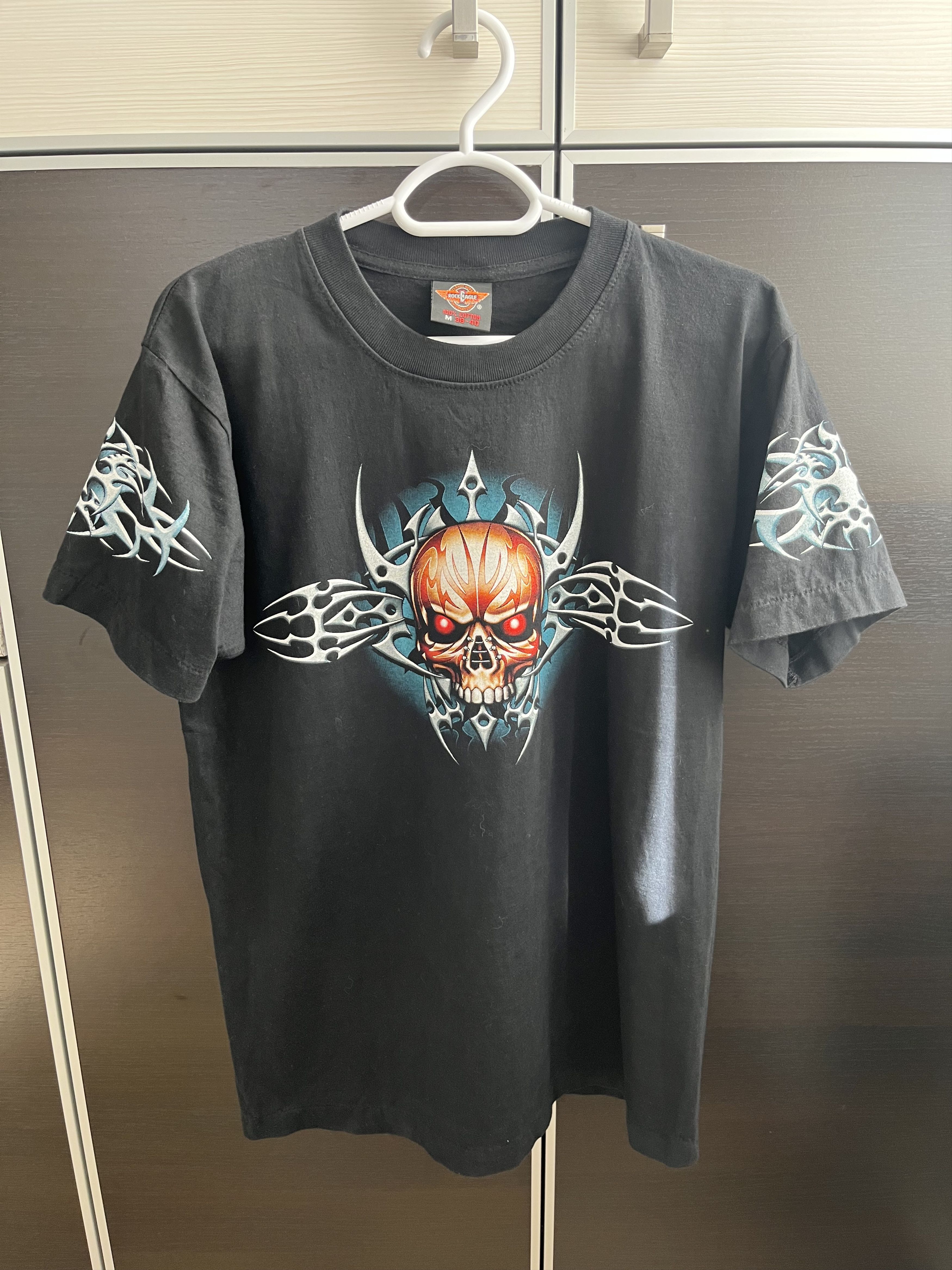 Vintage Vintage Rock Eagle Skull T Shirt | Grailed