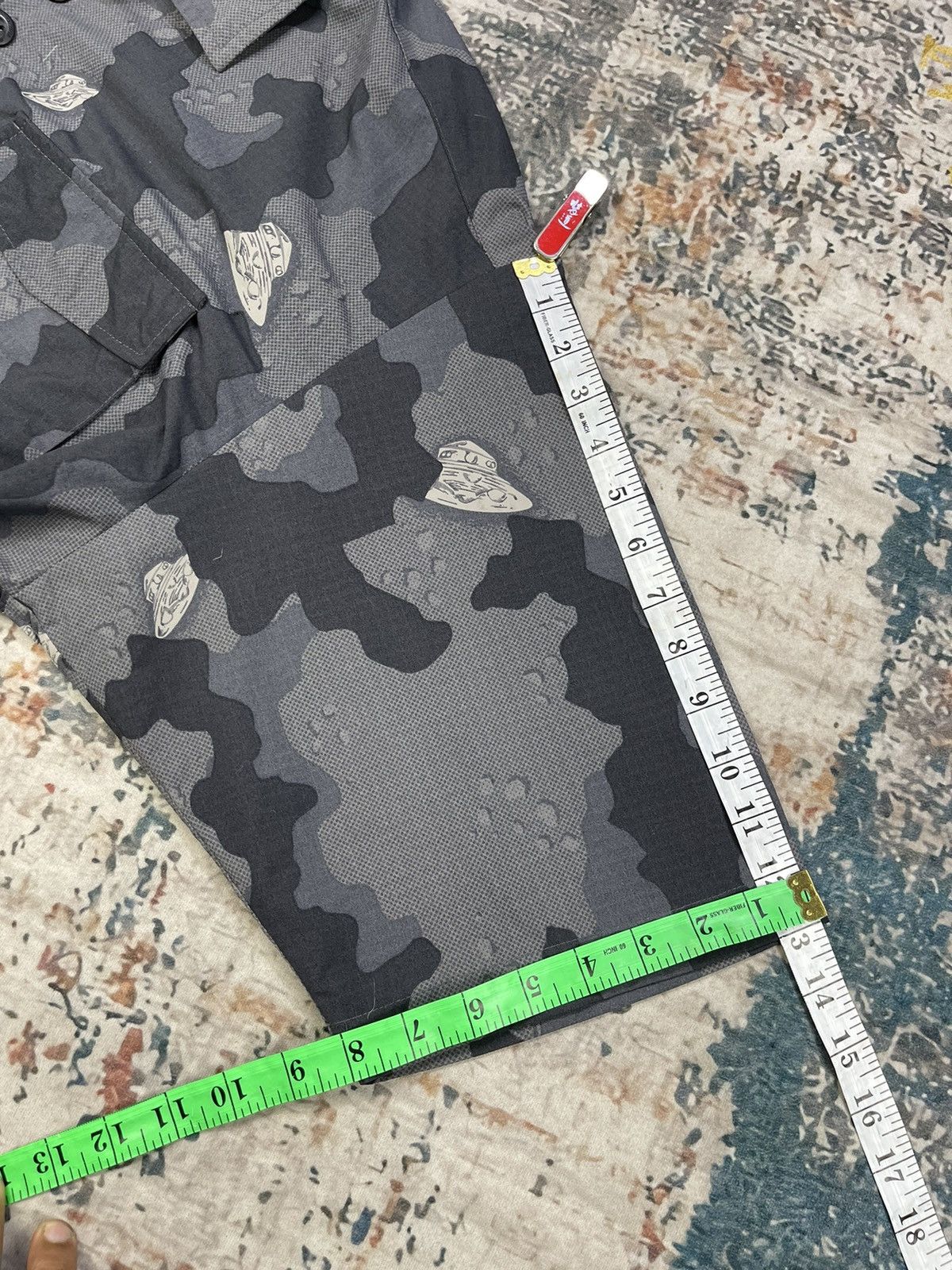 GU × Undercover GU x Undercover Oversized Ripstop Fatigue Overshirt Size US L / EU 52-54 / 3 - 13 Thumbnail