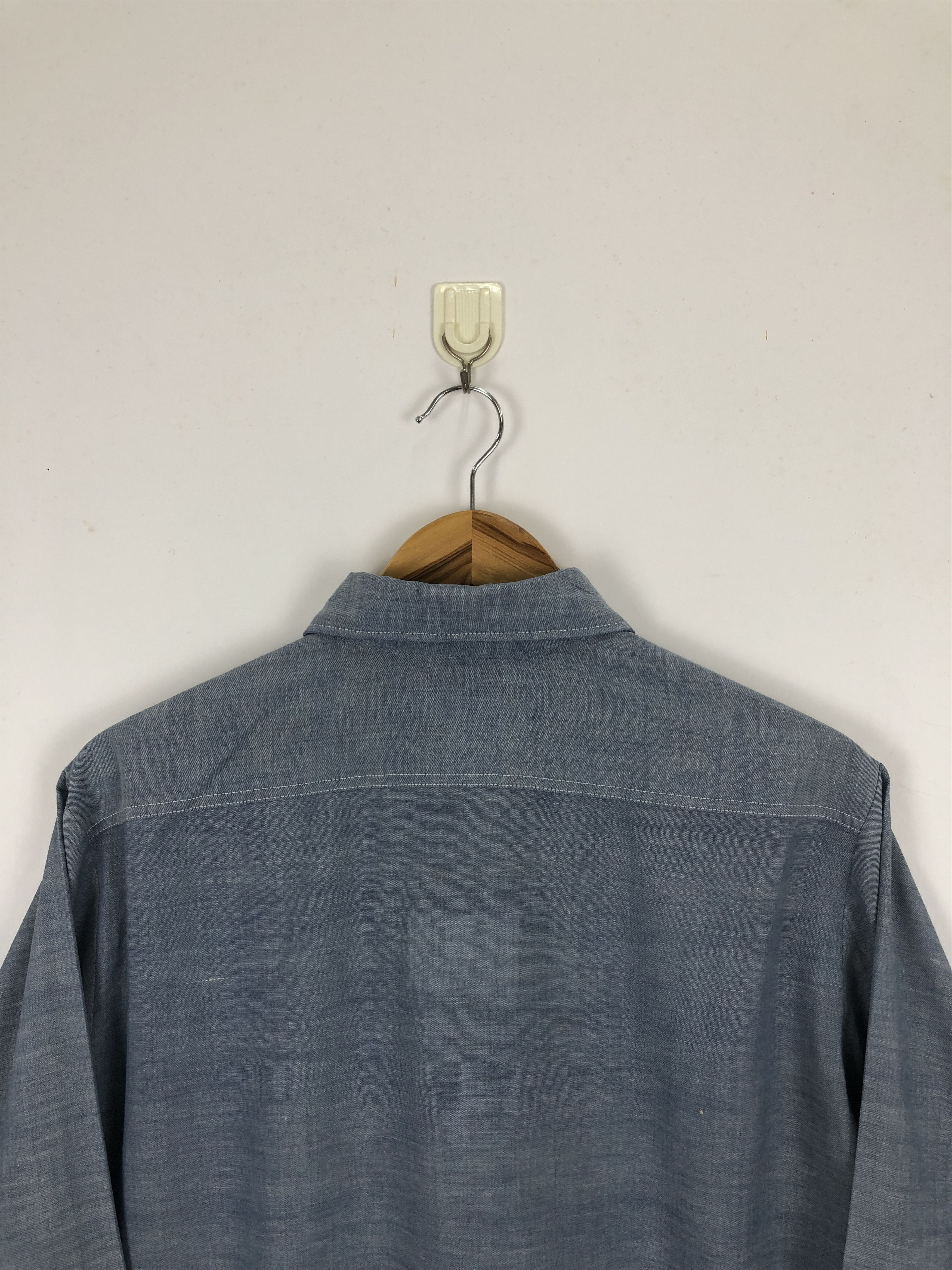 Big Mac × Vintage 70s Vintage Big Mac Multi Pocket Chambray Western Tee TA0457 Size US M / EU 48-50 / 2 - 4 Thumbnail