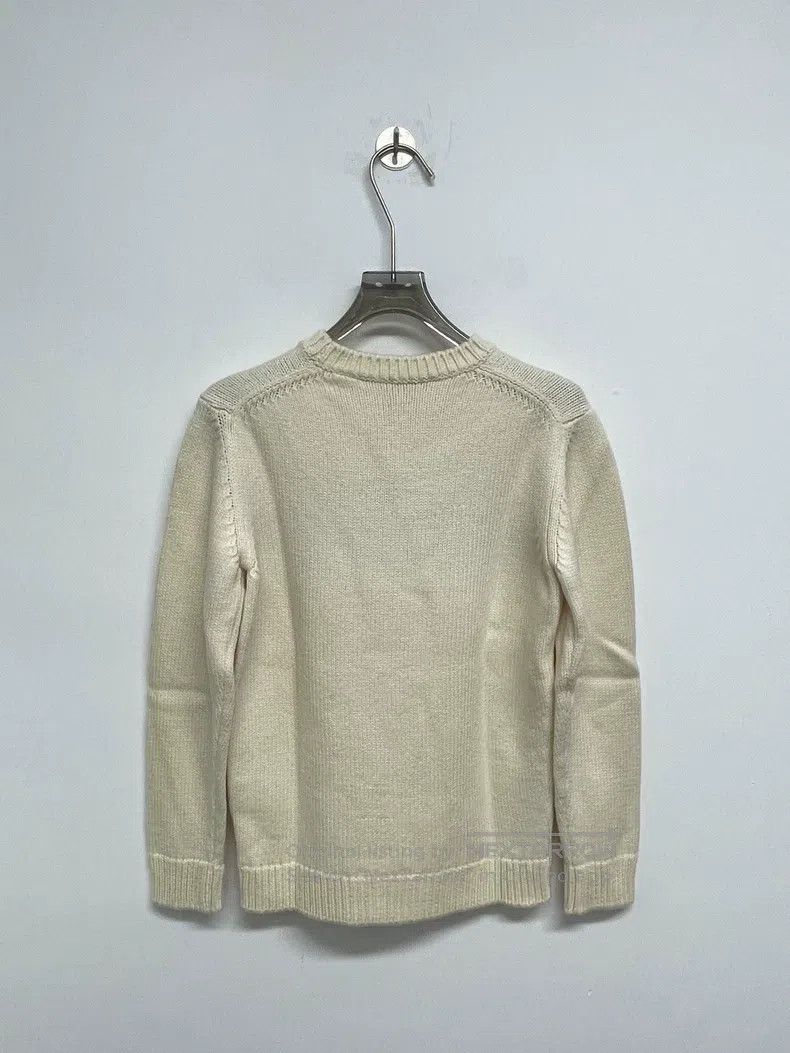 Fendi Fendi Logo Embroidered Sweater in Beige Size US M / EU 48-50 / 2 - 5 Thumbnail