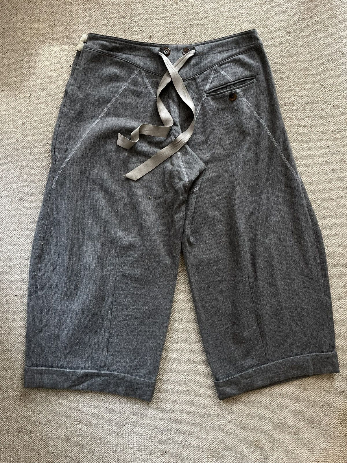 Undercover Undercover Sailor cotton cropped trousers Size US 33 - 3 Thumbnail