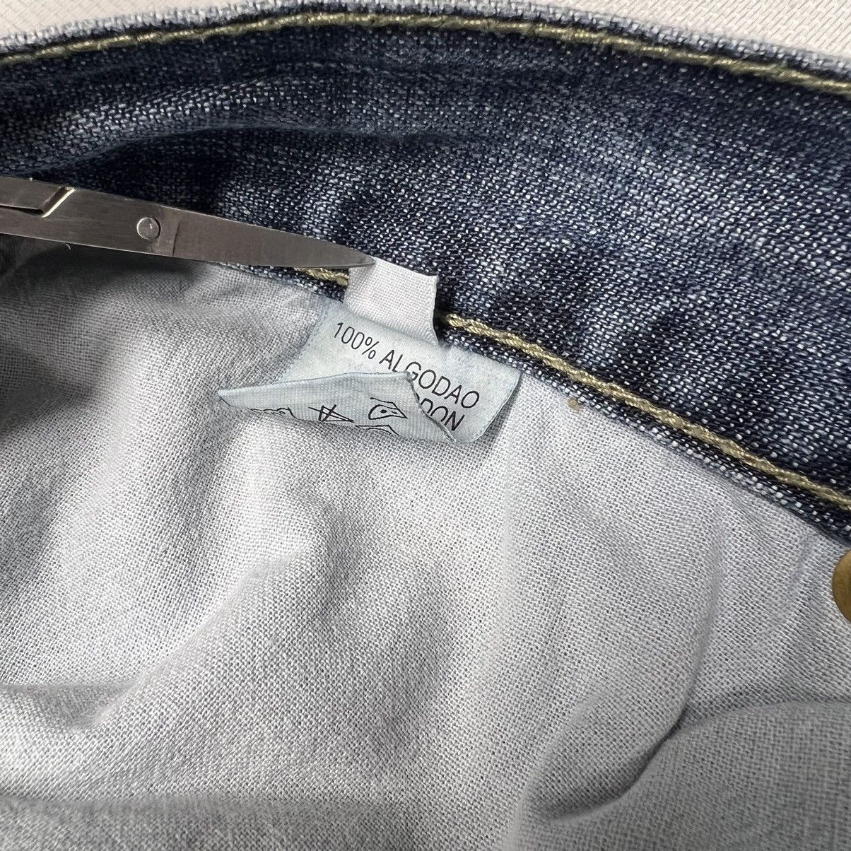 Vintage VTG Bruno Belloni Jeans Men’s 52 Blue Straight Fit Denim Size US 32 / EU 48 - 9 Thumbnail