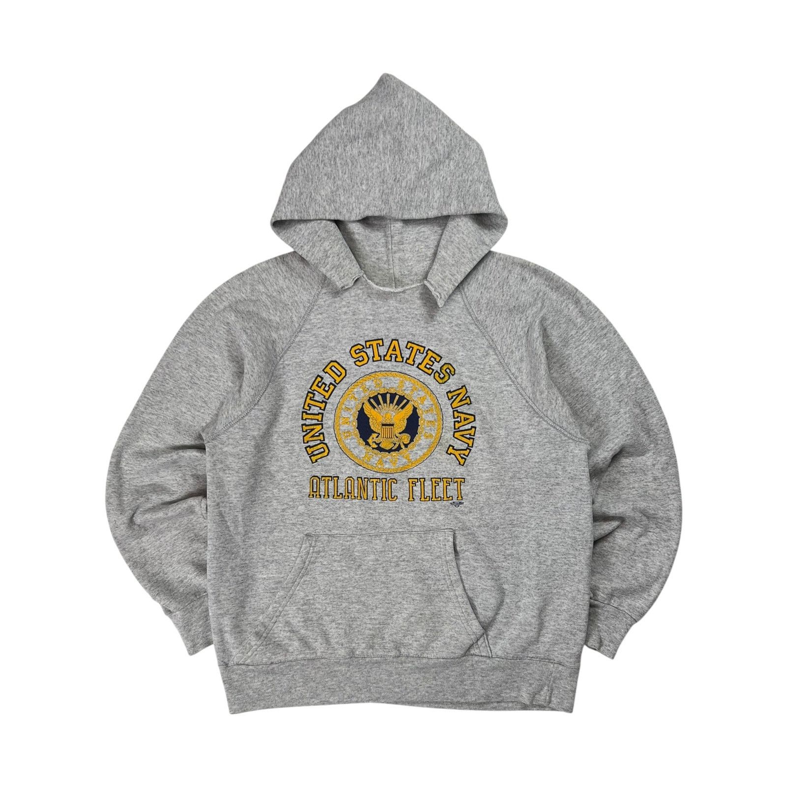 Vintage Vintage 80s United States Navy Atlantic Fleet hoodie (M) Size US M / EU 48-50 / 2 - 1 Thumbnail