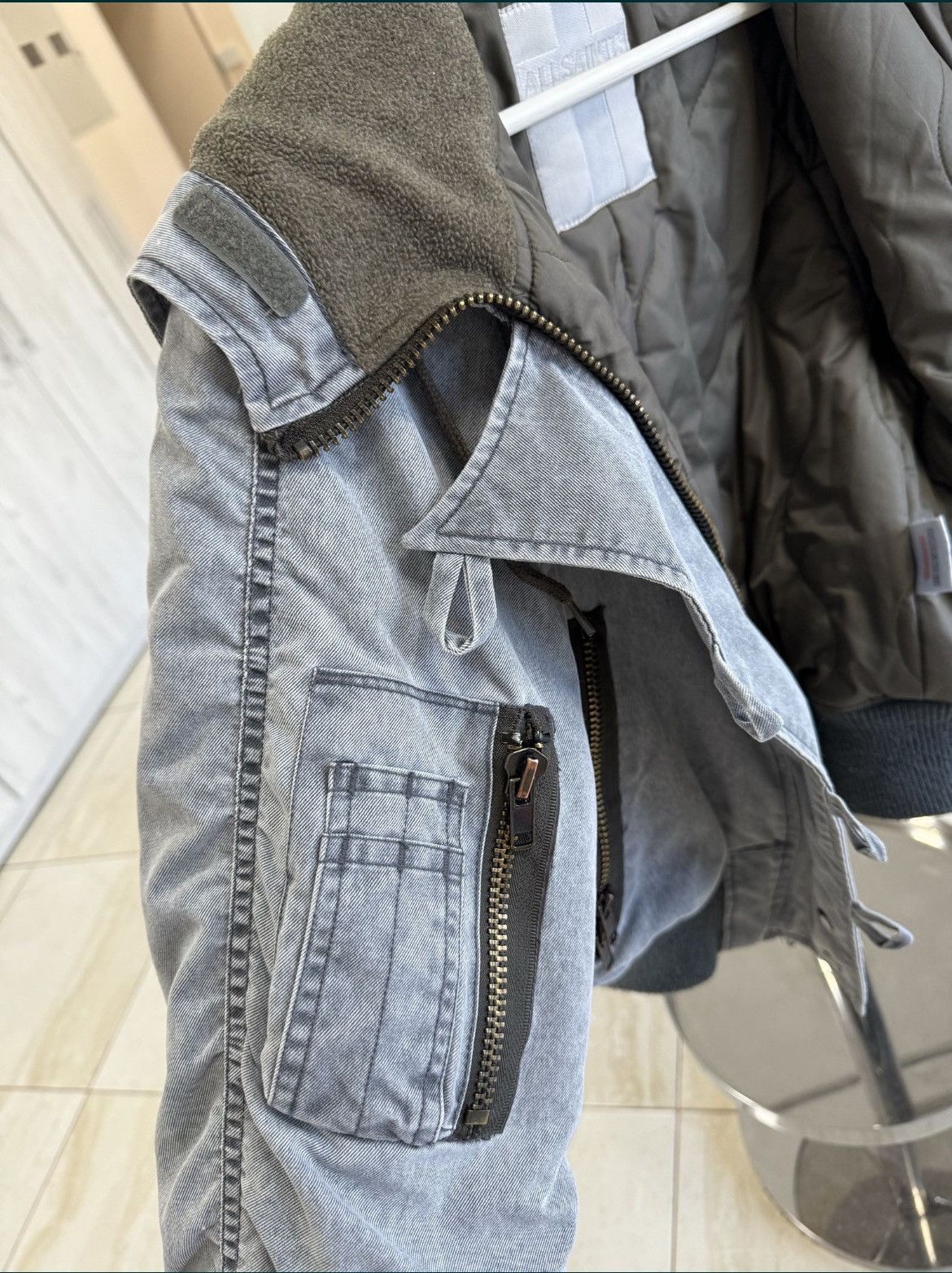 Allsaints × Vintage Vintage Allsaints N-2B fur burned flight jacket US Size US S / EU 44-46 / 1 - 7 Thumbnail