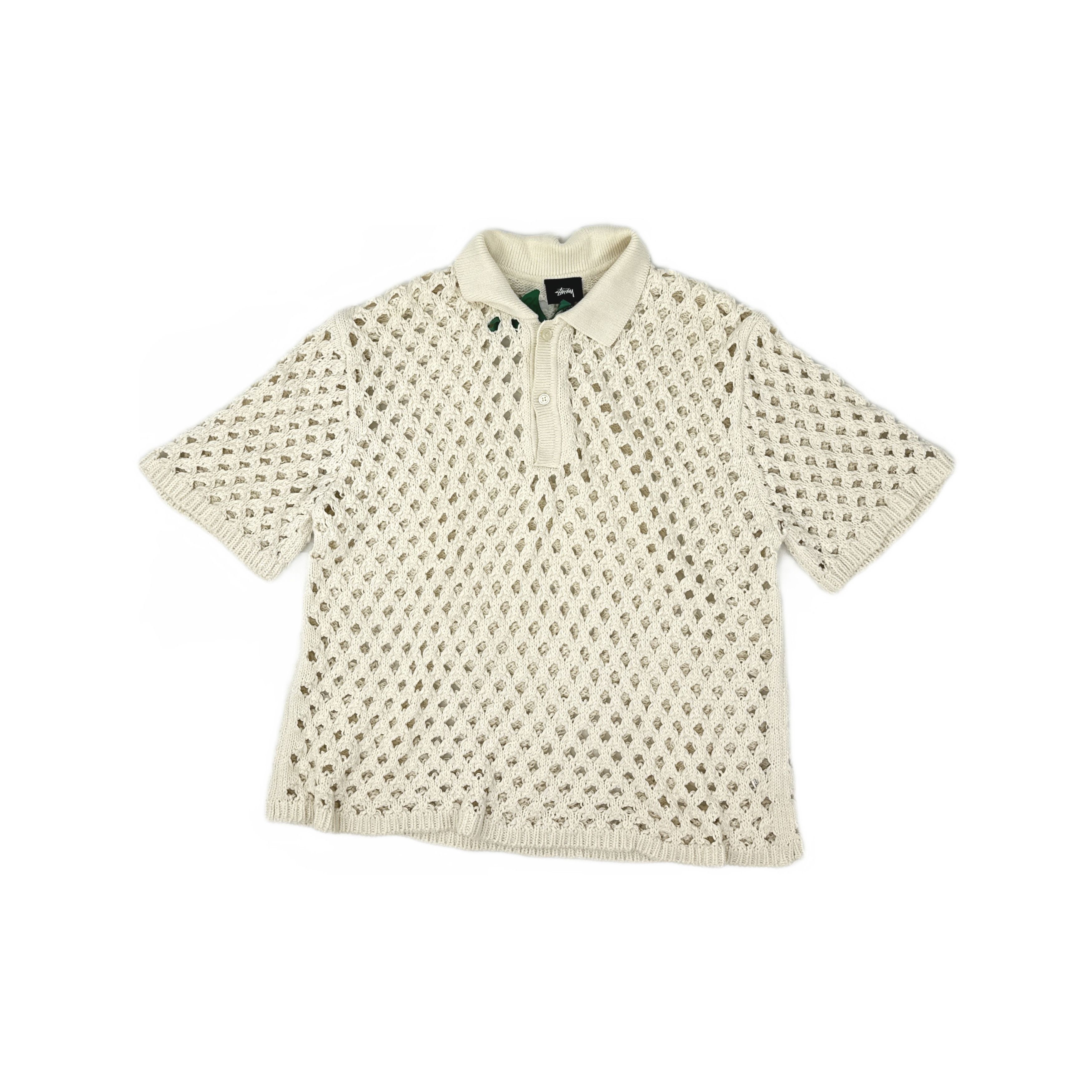 Stussy Stussy Big Mesh Polo Size L Size US L / EU 52-54 / 3 - 1 Thumbnail