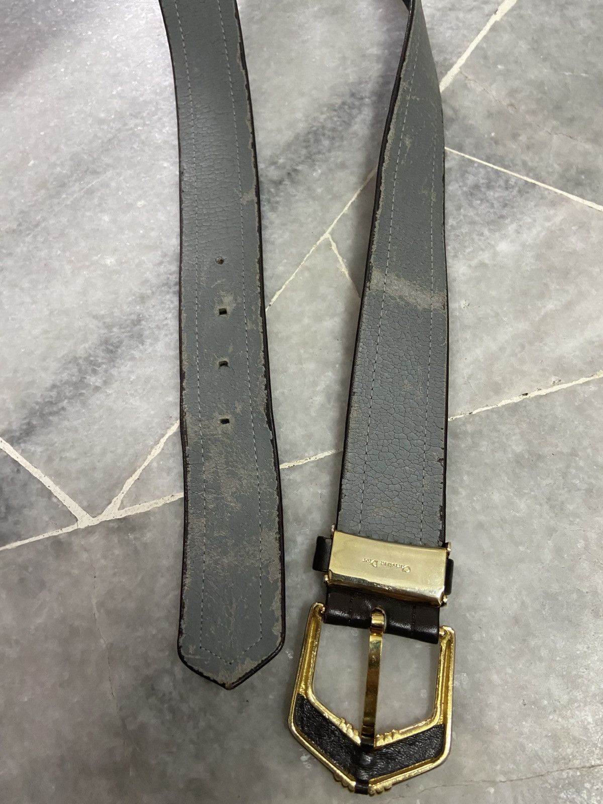Dior Christian Dior Leather Belt Size ONE SIZE - 7 Thumbnail