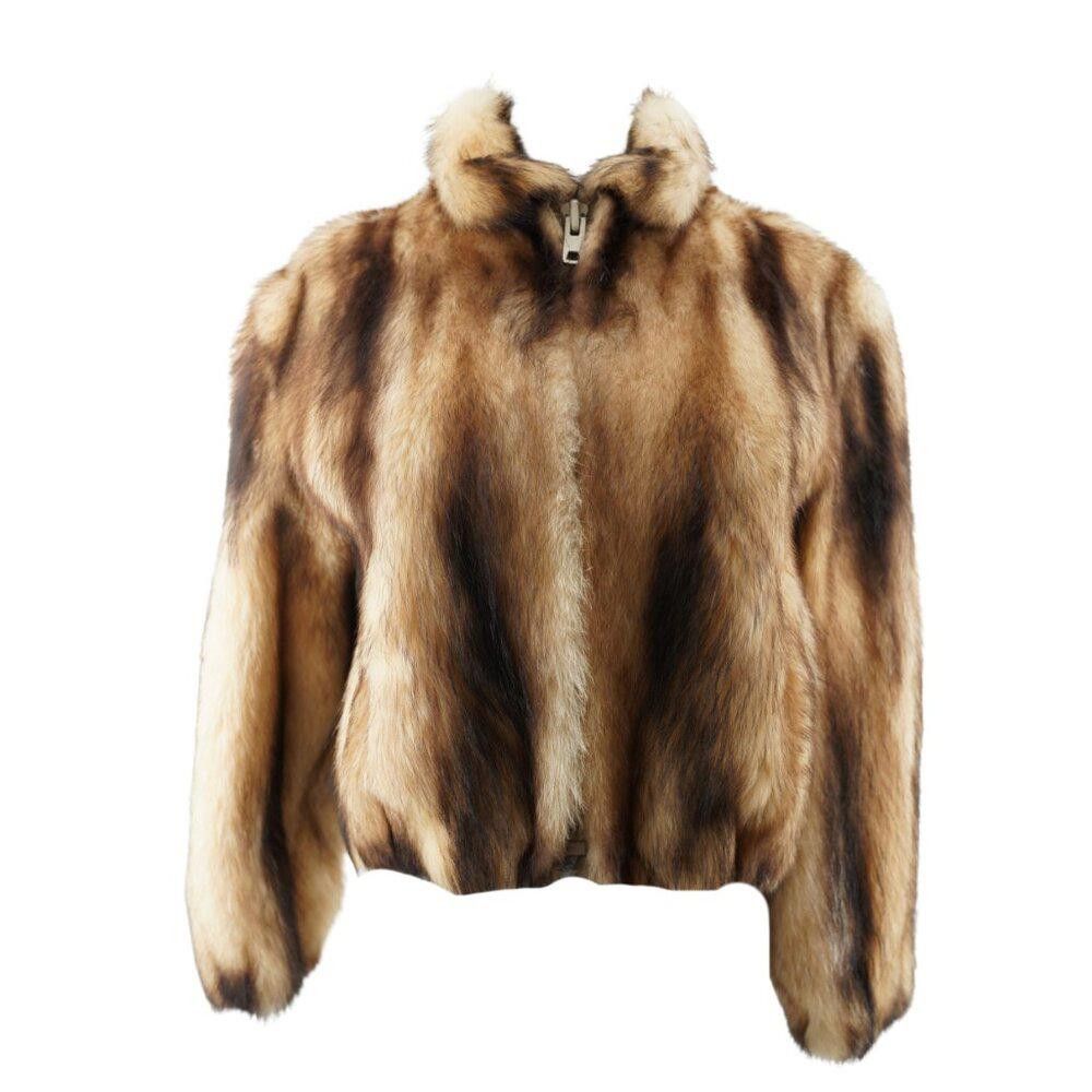 Designer Nieman Marcus Real Fur Jacket Size Small Size S / US 4 / IT 40 - 1 Thumbnail