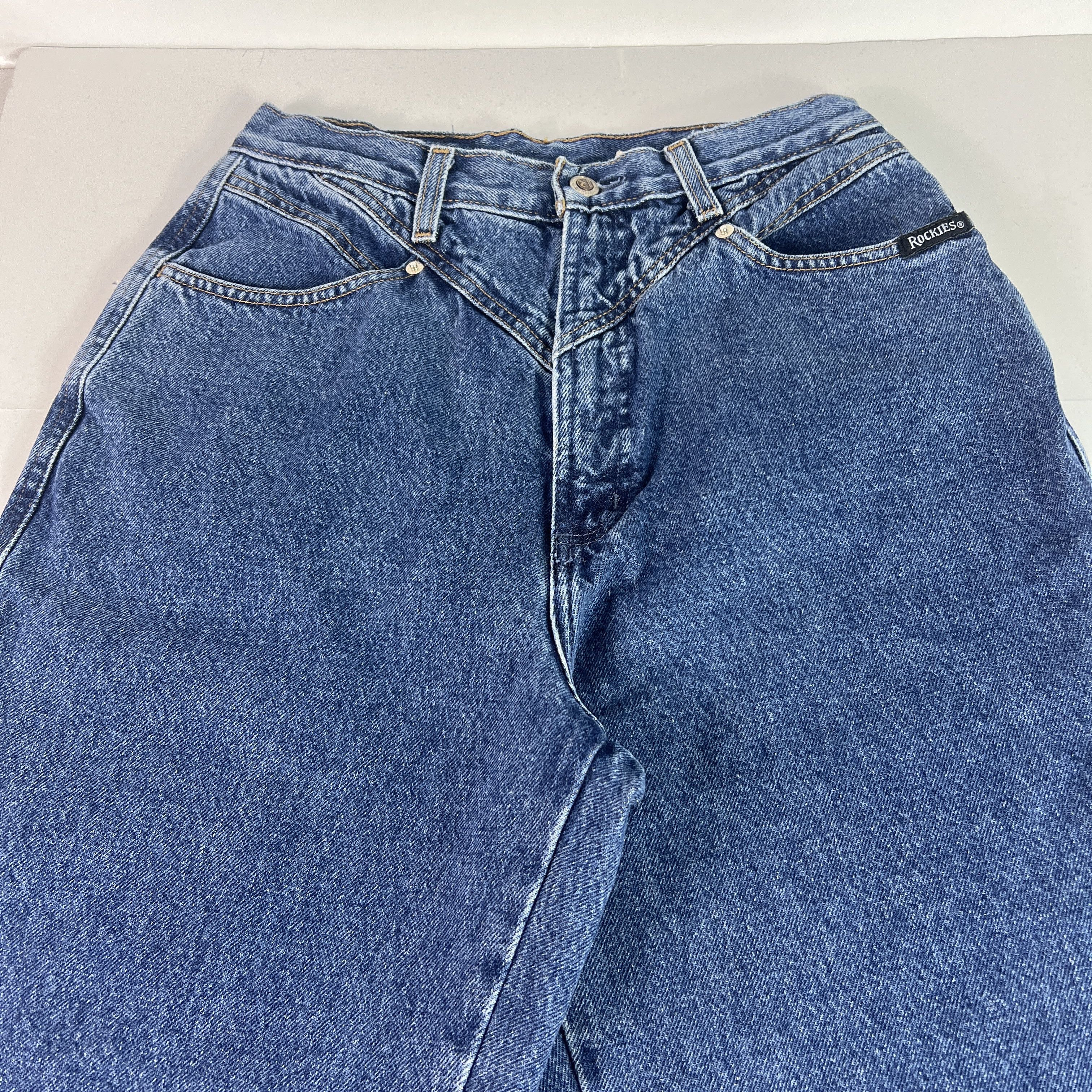 Other VTG Rocky Mountain Jeans Bareback High Rise Blue Denim Size 28" / US 6 / IT 42 - 2 Thumbnail