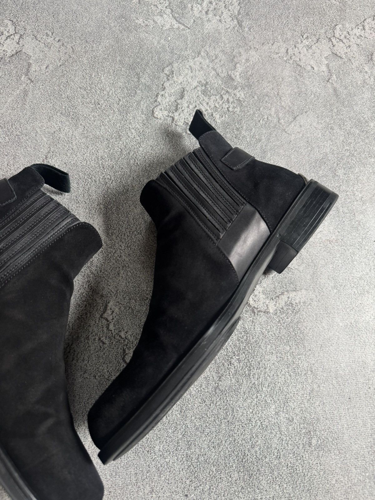 Other Cesare Paciotti 27.5cm suede black ankle boots shoes western Size US 9.5 / EU 42-43 - 13 Thumbnail