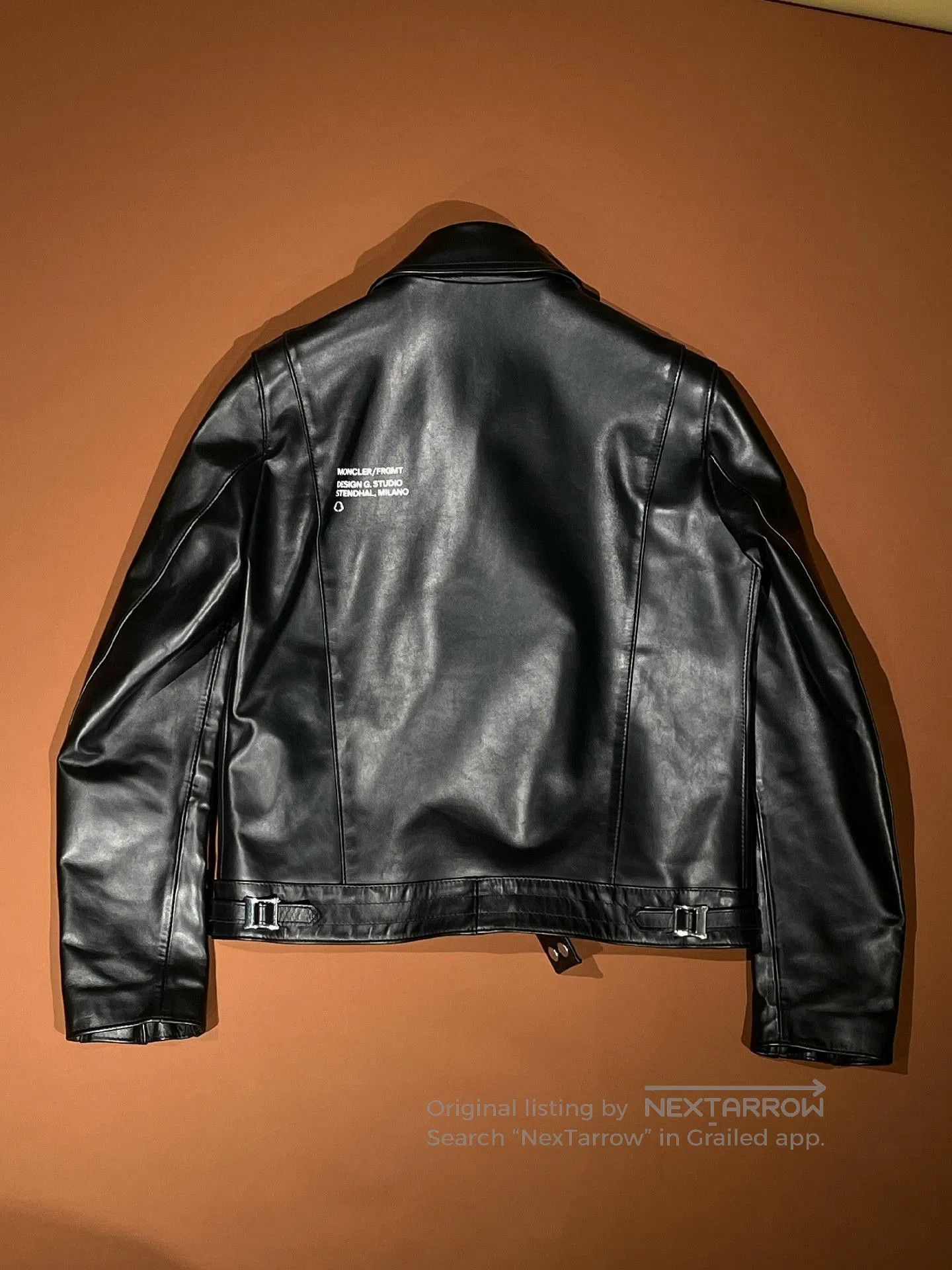 Moncler Moncler X FRGMT Collaborative Leather Jacket. Size US XXS / EU 40 - 2 Thumbnail