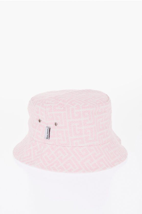 Balmain o1y0525 Size : I / Hat / Cap in Light Pink/White Size ONE SIZE - 1 Thumbnail