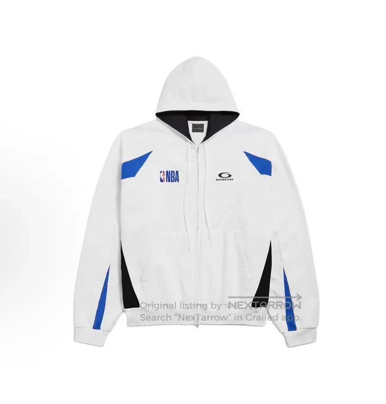Balenciaga Balenciaga Thin Fleece Zip-Up Hoodie Size US L / EU 52-54 / 3 - 1 Thumbnail