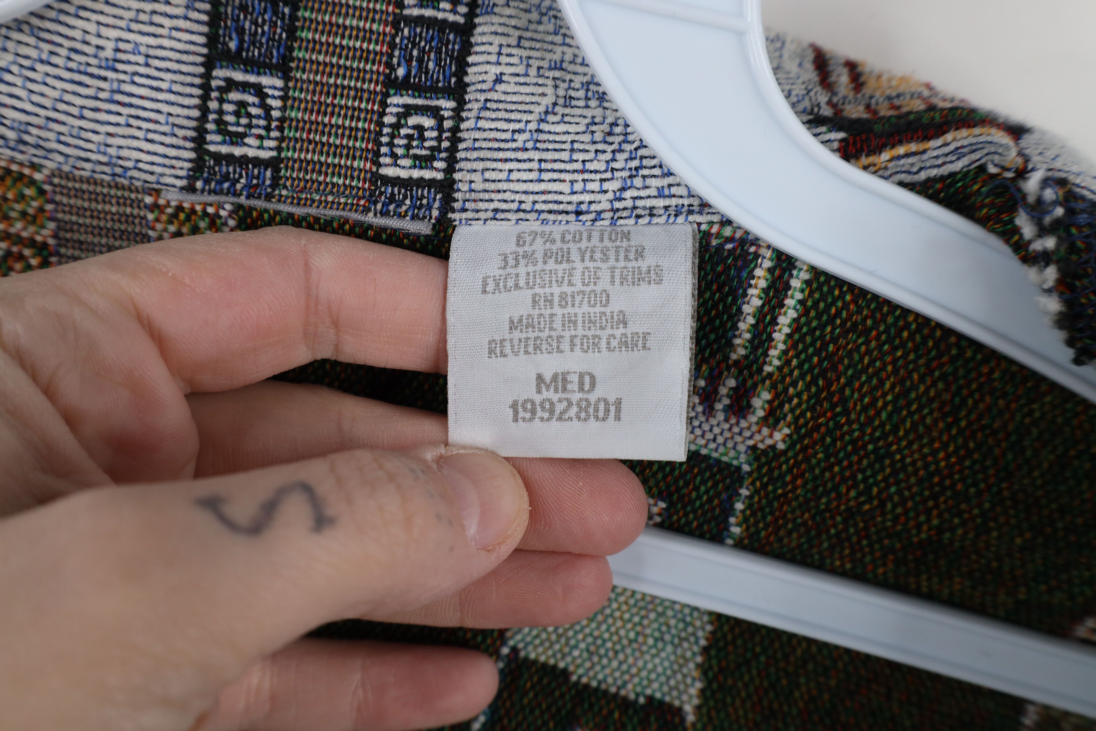 Vintage Vintage 90s Streetwear All Over Print Tapestry Jacket Size M / US 6-8 / IT 42-44 - 10 Thumbnail