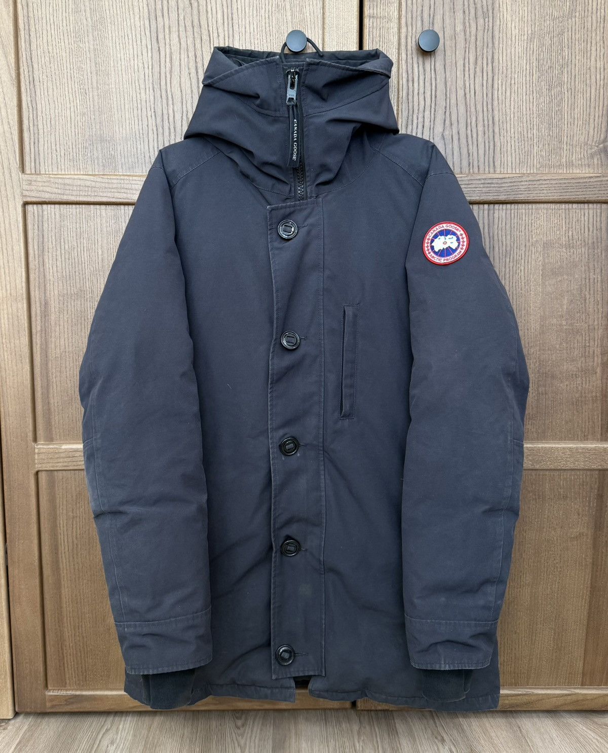 Canada Goose Chateau Parka Navy Blue Down Jacket Mens Size L