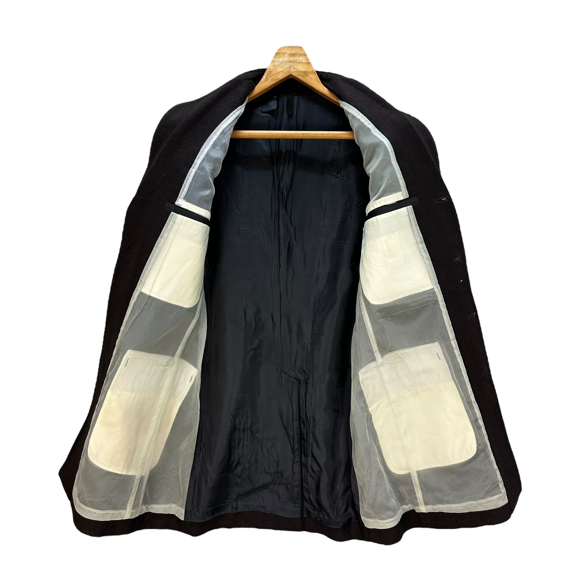 N.Hoolywood N. HOOLYWOOD Brown Wool Coat Jacket #A53-1237 Size US S / EU 44-46 / 1 - 6 Thumbnail