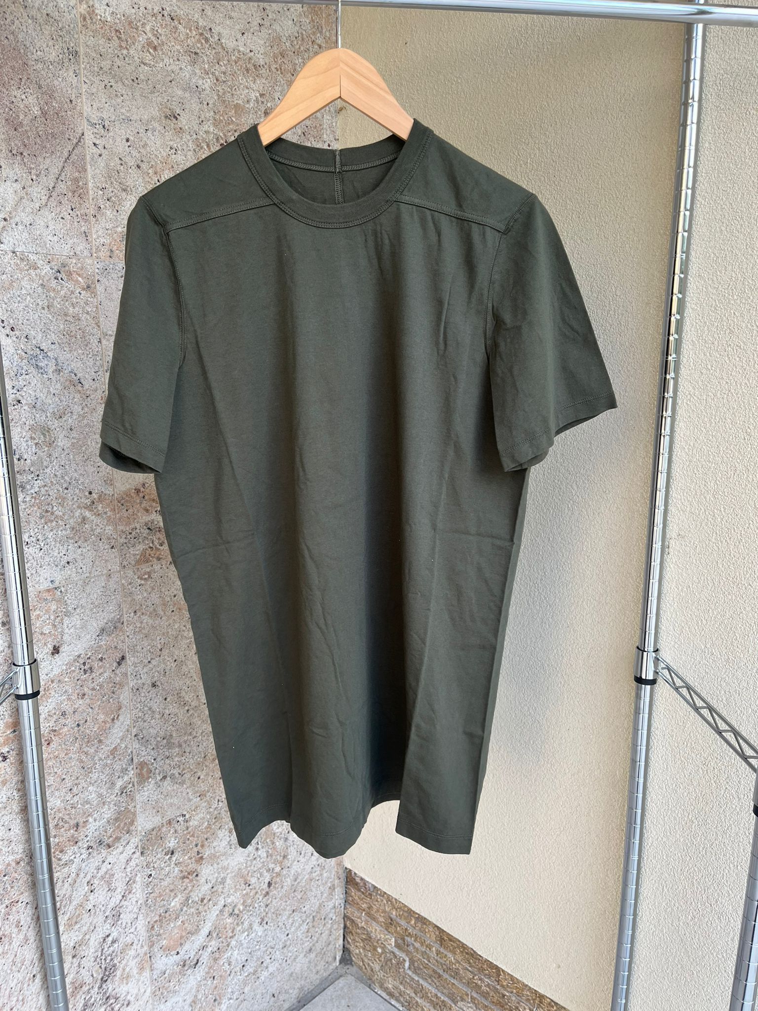 Rick Owens Mainline Level T-Shirt in Green Size US M / EU 48-50 / 2 - 1 Thumbnail