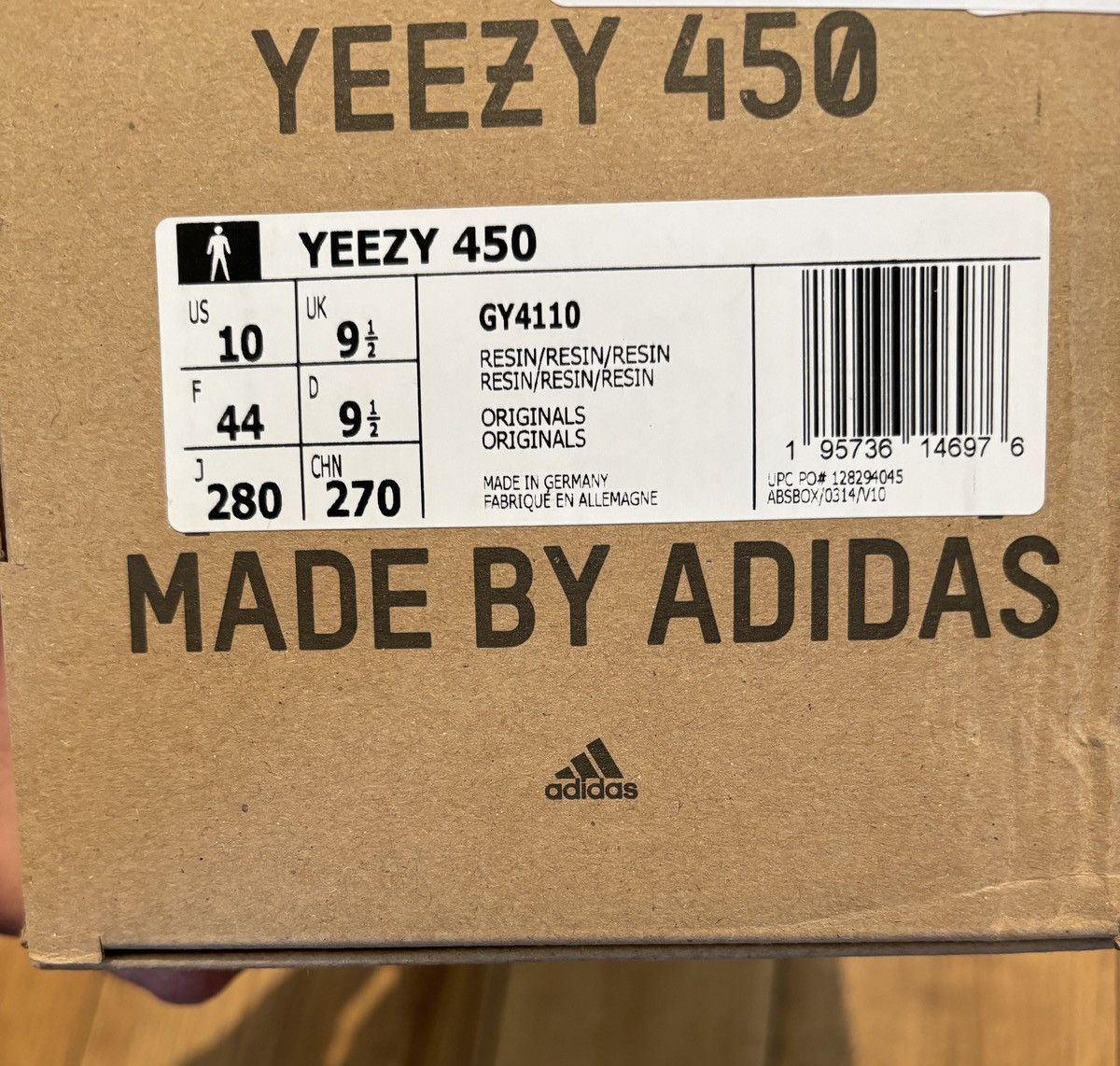 Adidas × Kanye West Adidas Yeezy 450 Resin Size US 10 / EU 43 - 11 Thumbnail