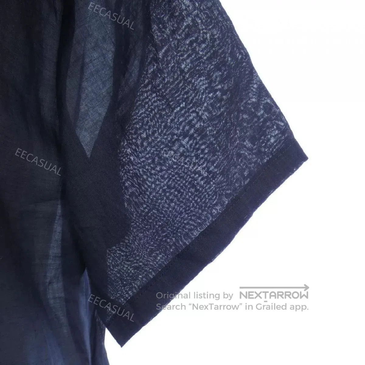 Y's Y's Navy Blue Short Sleeve Shirt. Size US M / EU 48-50 / 2 - 5 Thumbnail
