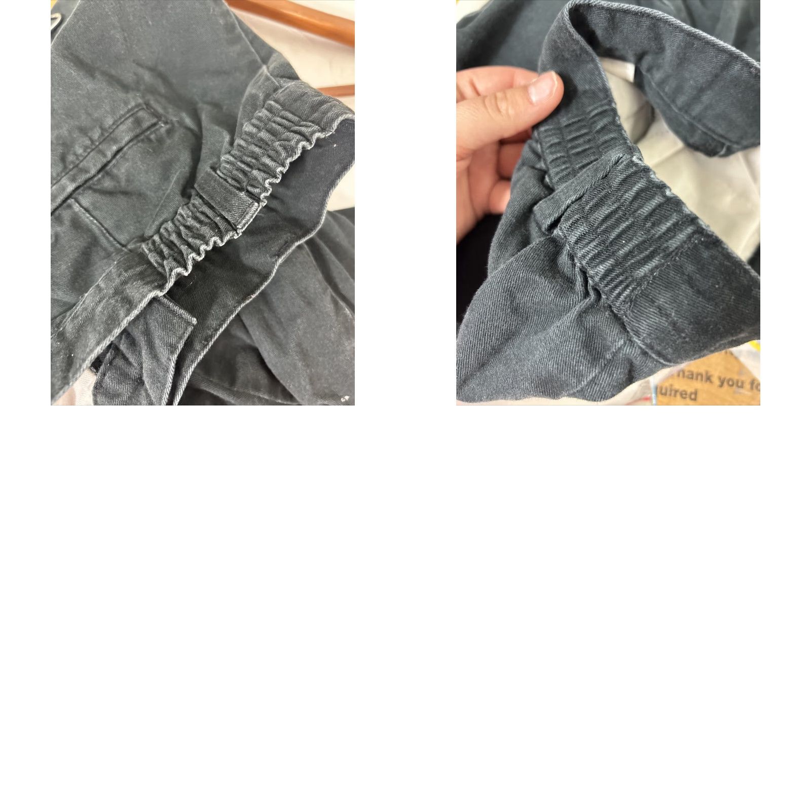 Eddie Bauer Eddie Bauer Pants Men 35x28.5 Blue Chino Elastic Waist Relaxed Fit Cotton Size US 35 - 10 Thumbnail