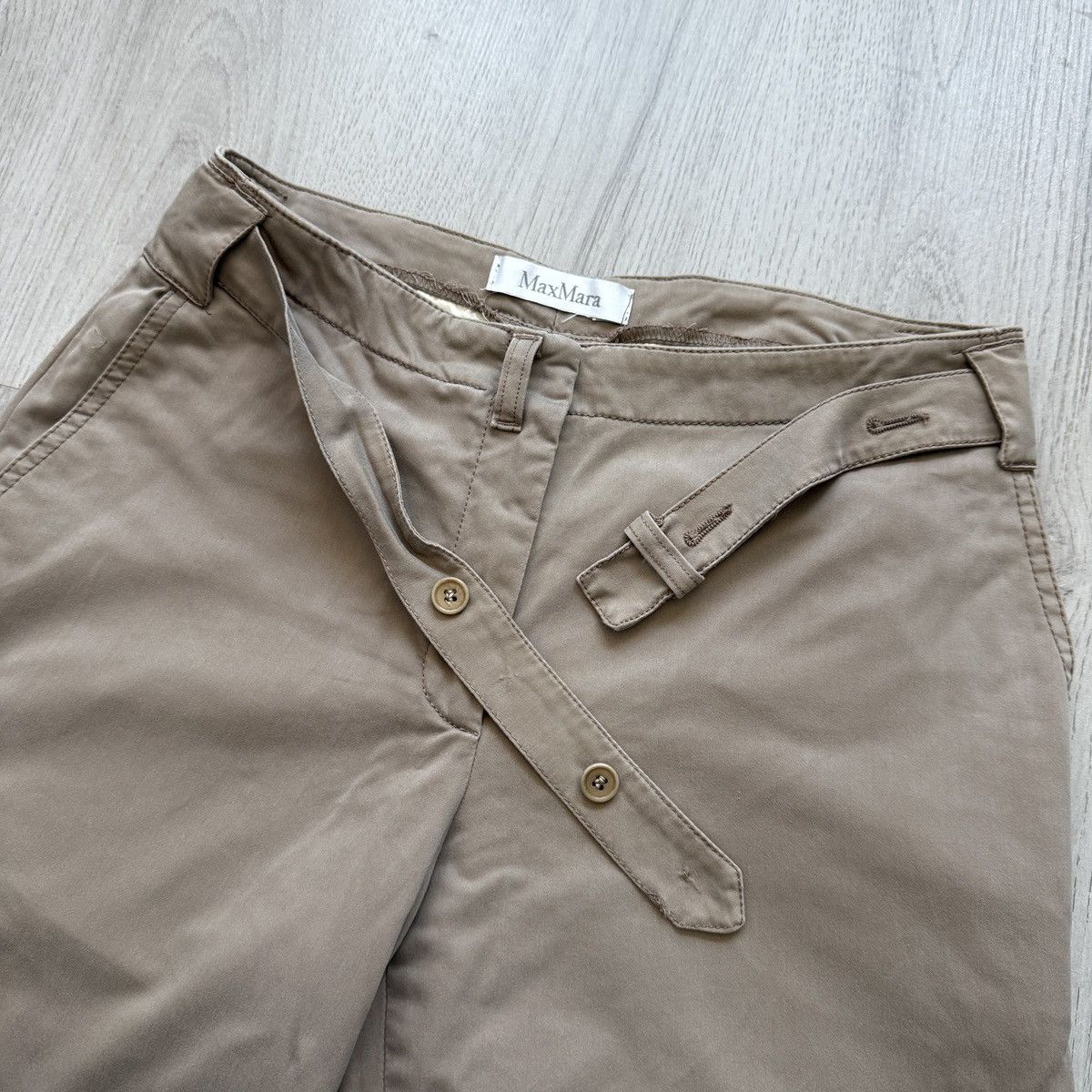 Designer × Max Mara Max Mara Belt/Straps Pants Size 27" / US 4 / IT 40 - 3 Thumbnail