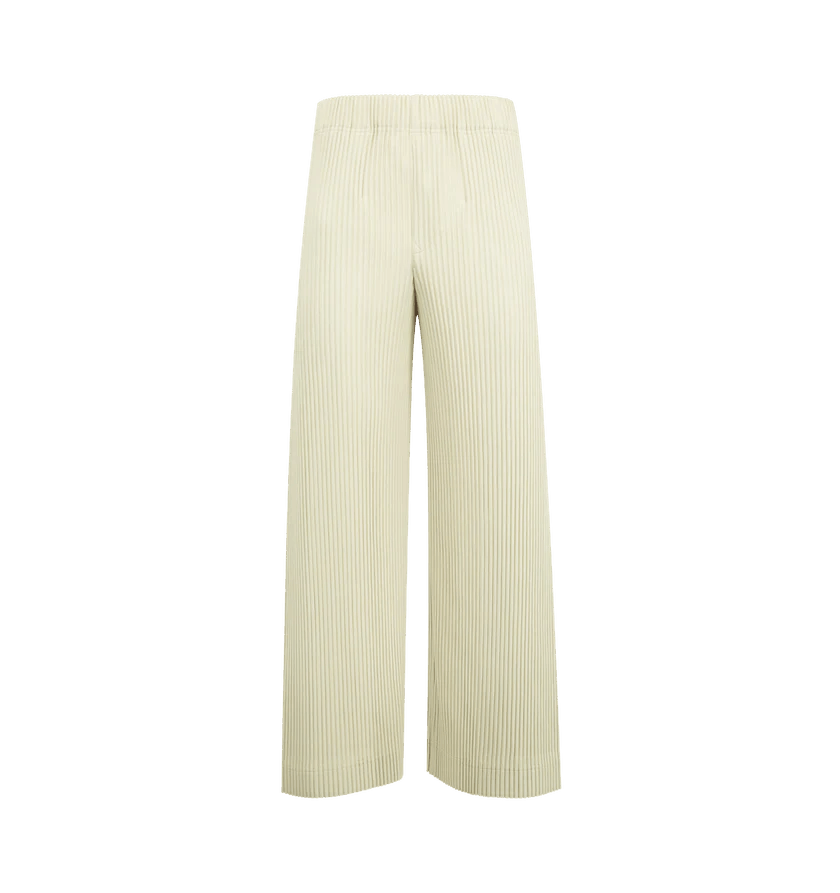 Issey Miyake o1h1sh11225 Mc May Pants in Dry Grass Green Size US 32 / EU 48 - 1 Thumbnail