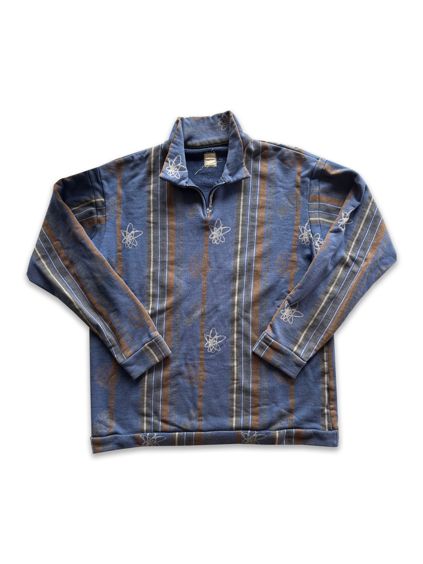 AW01 D.A.V.F. Futura Atomic Quarter Zip Sweater