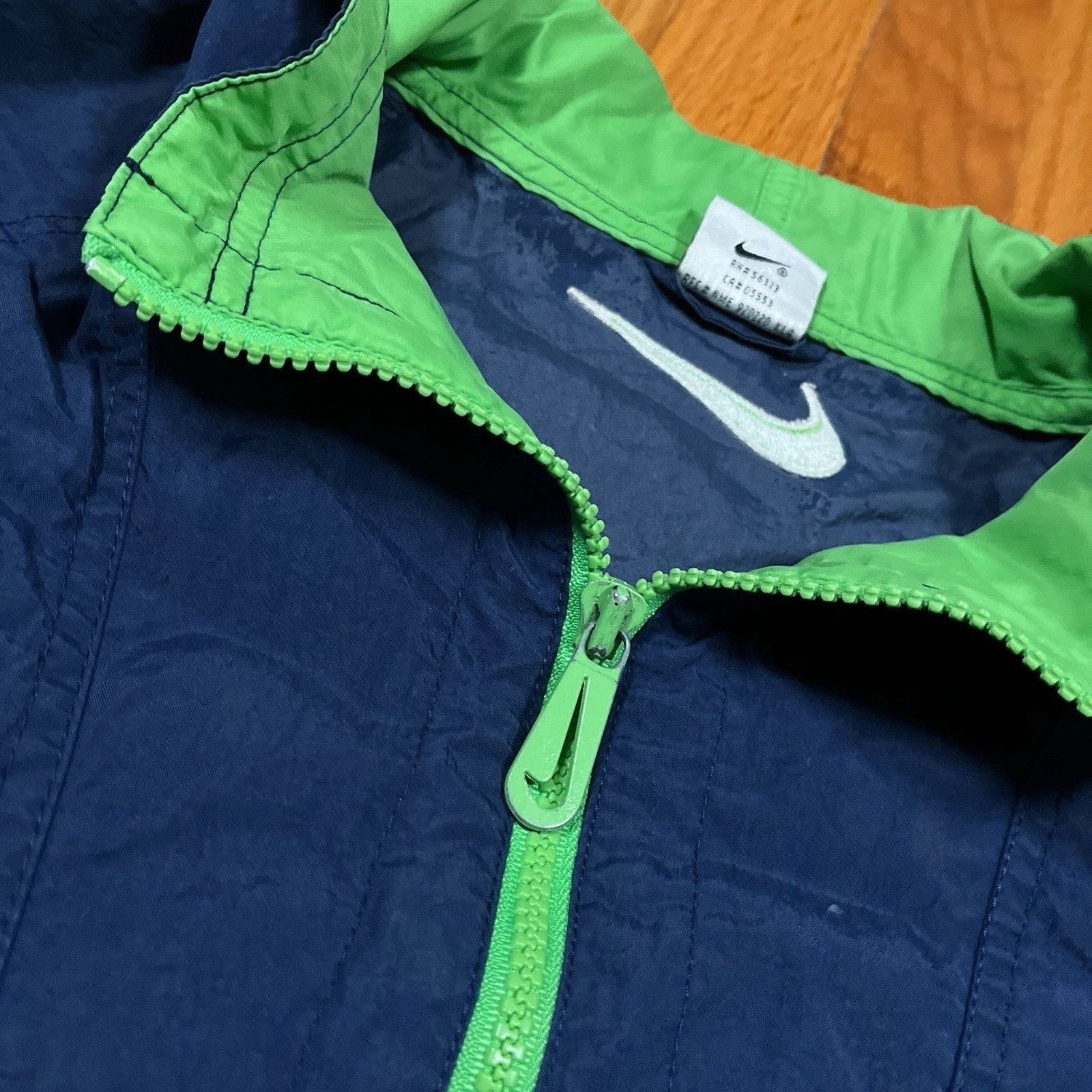 Nike 90s Nike Vintage Center Swoosh Pullover 1/4 Zip Windbreaker Size US XXL / EU 58 / 5 - 3 Thumbnail