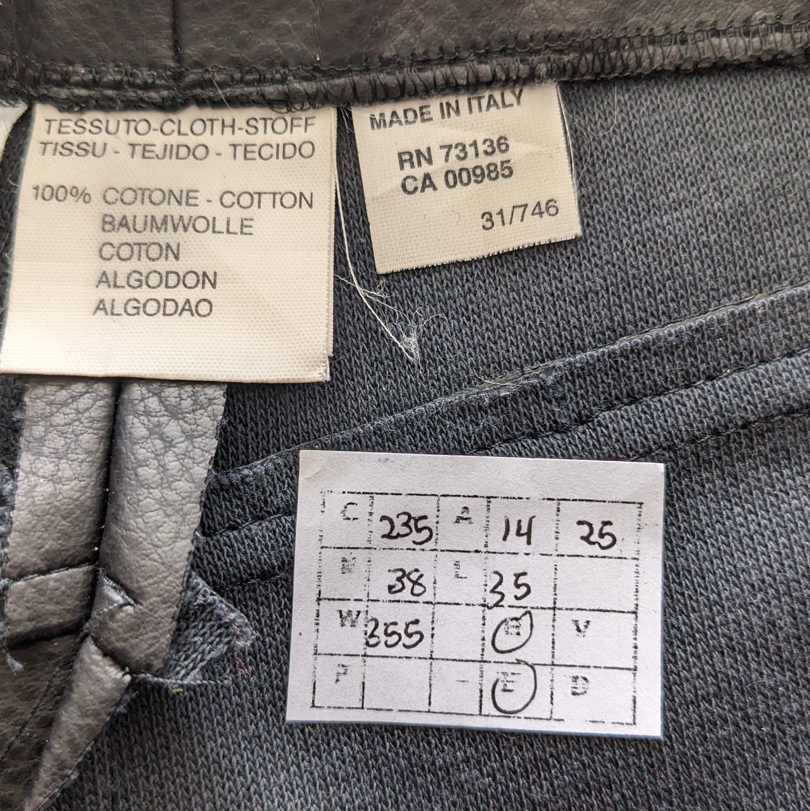 Other Vintage MARELLA TRICOT Luxury Brand Leather Pants Size US 28 / EU 44 - 10 Thumbnail