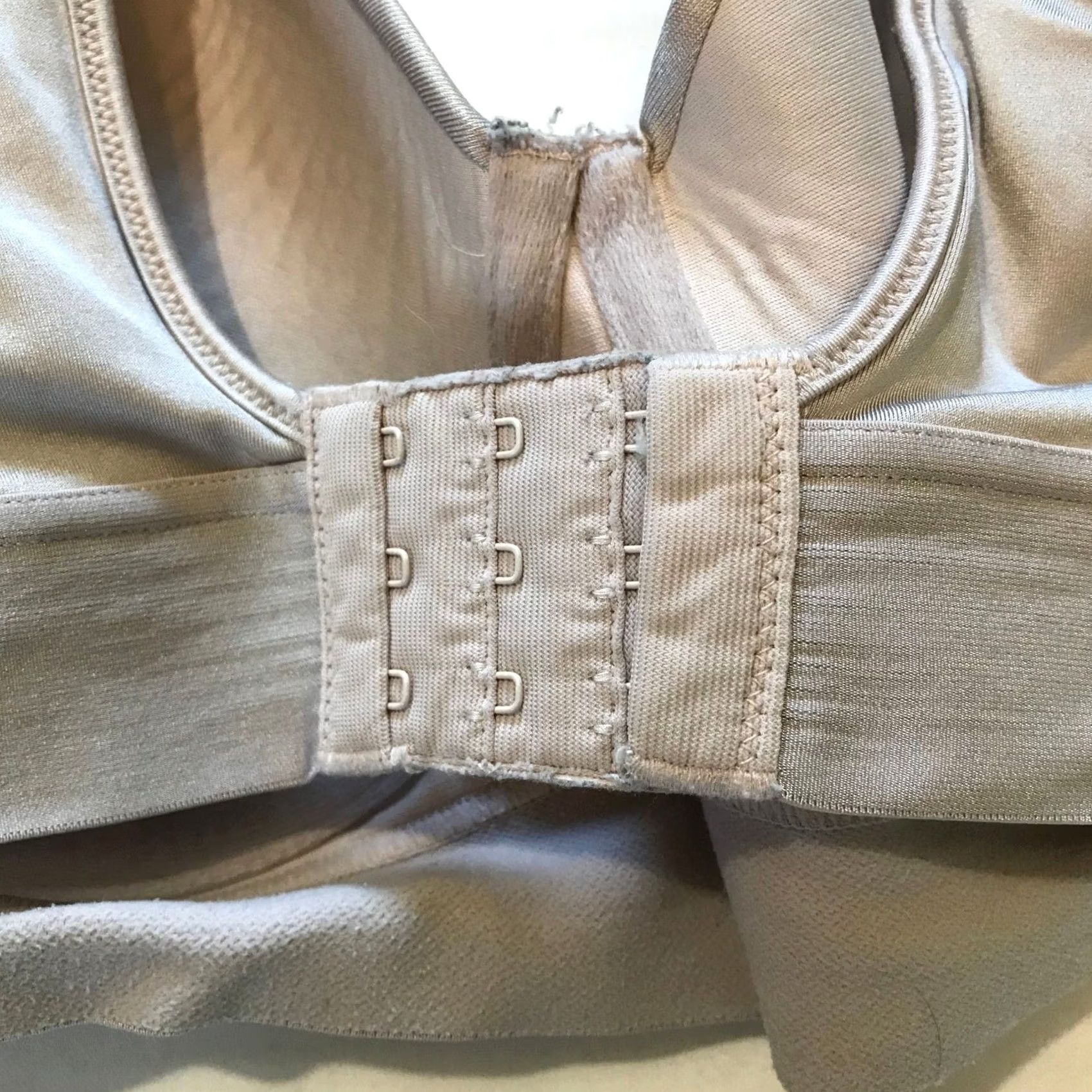 Vintage Bali Comfort Revolution Wirefree Bra 3456 Champagne Beige 40C Full Coverage Size ONE SIZE - 3 Thumbnail