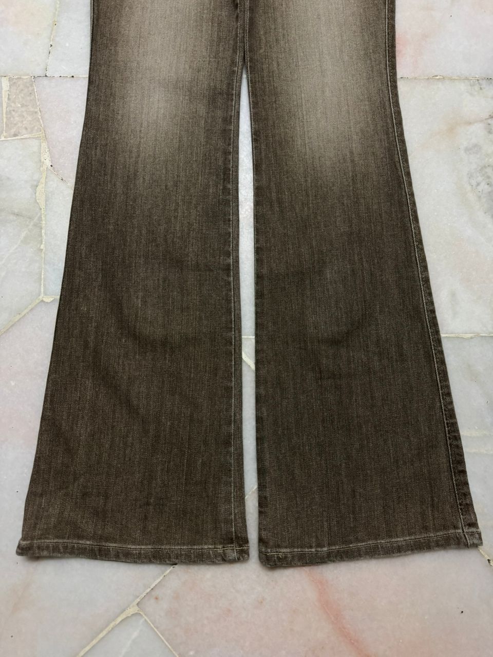 💥Insane Bell Bottom💥Something Edwin Flare Mudwash Whisker