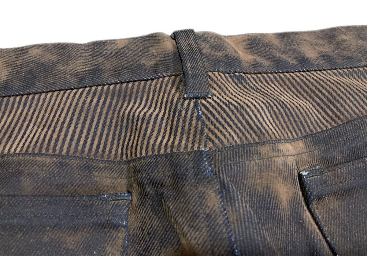 If Six Was Nine 🔥Y2K Archived 291295 Homme Rusty Coated Denim Acid Size US 32 / EU 48 - 9 Thumbnail
