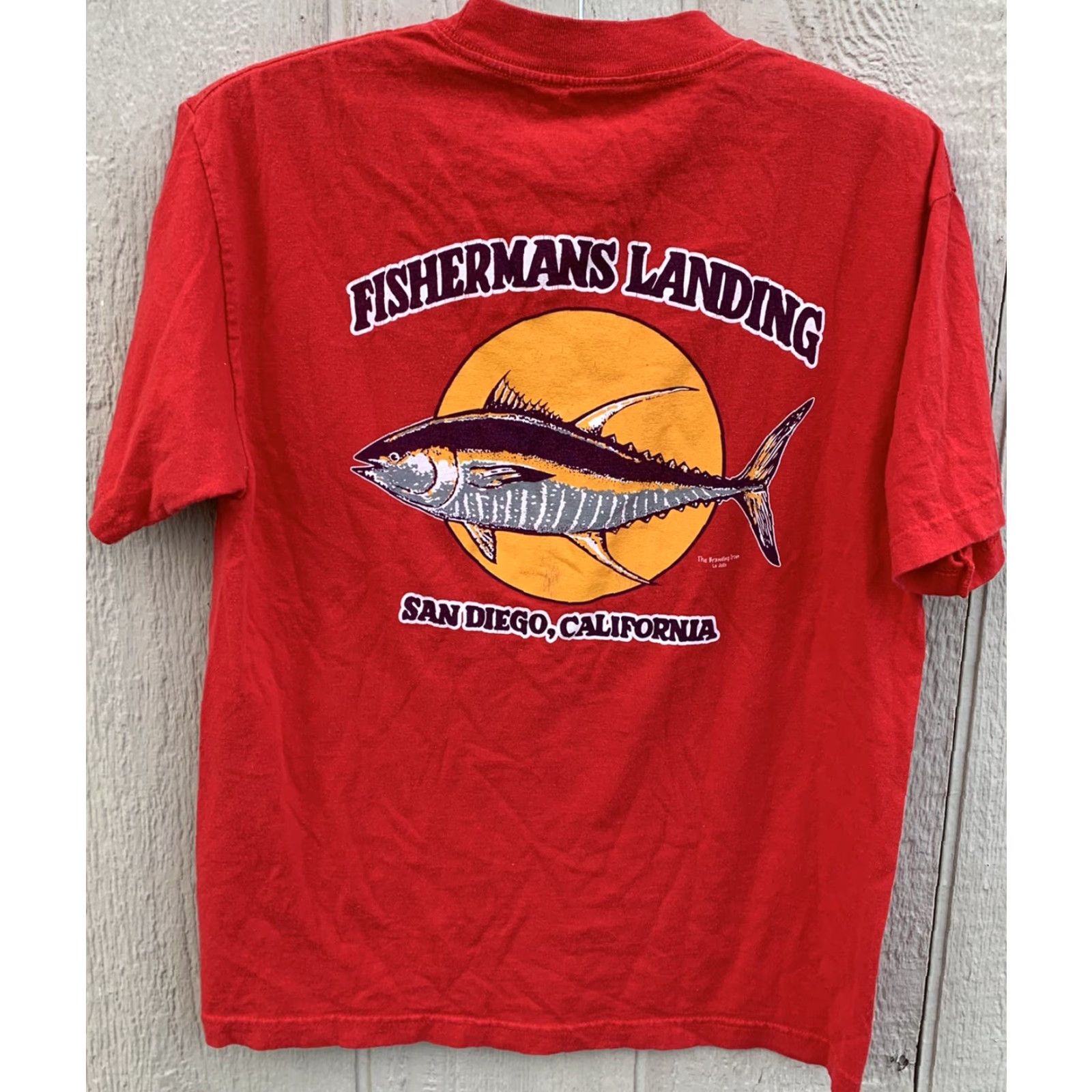 Vintage VINTAGE Fishermans Landing San Diego California pocket tee graphic t shirt worn Size M Size US M / EU 48-50 / 2 - 5 Thumbnail