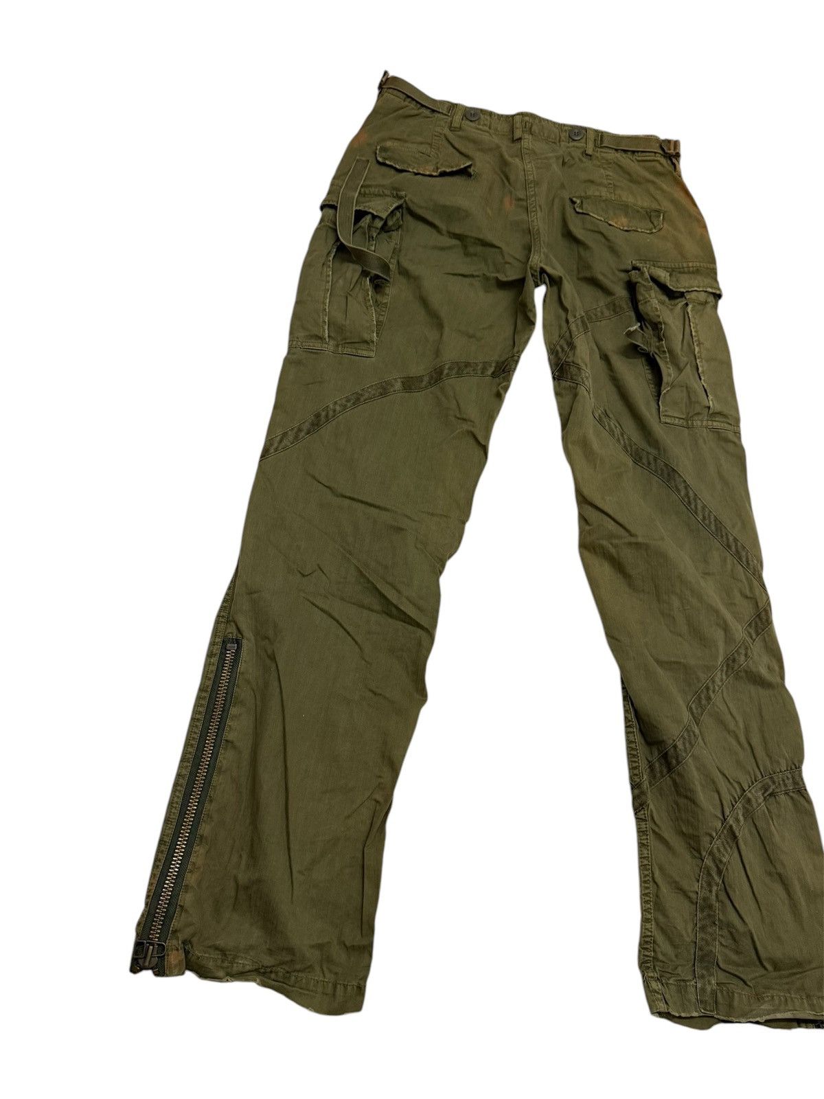 Vintage Japan Brand Aima Tactical Army Style Pants Cargo Design Size US 32 / EU 48 - 6 Thumbnail