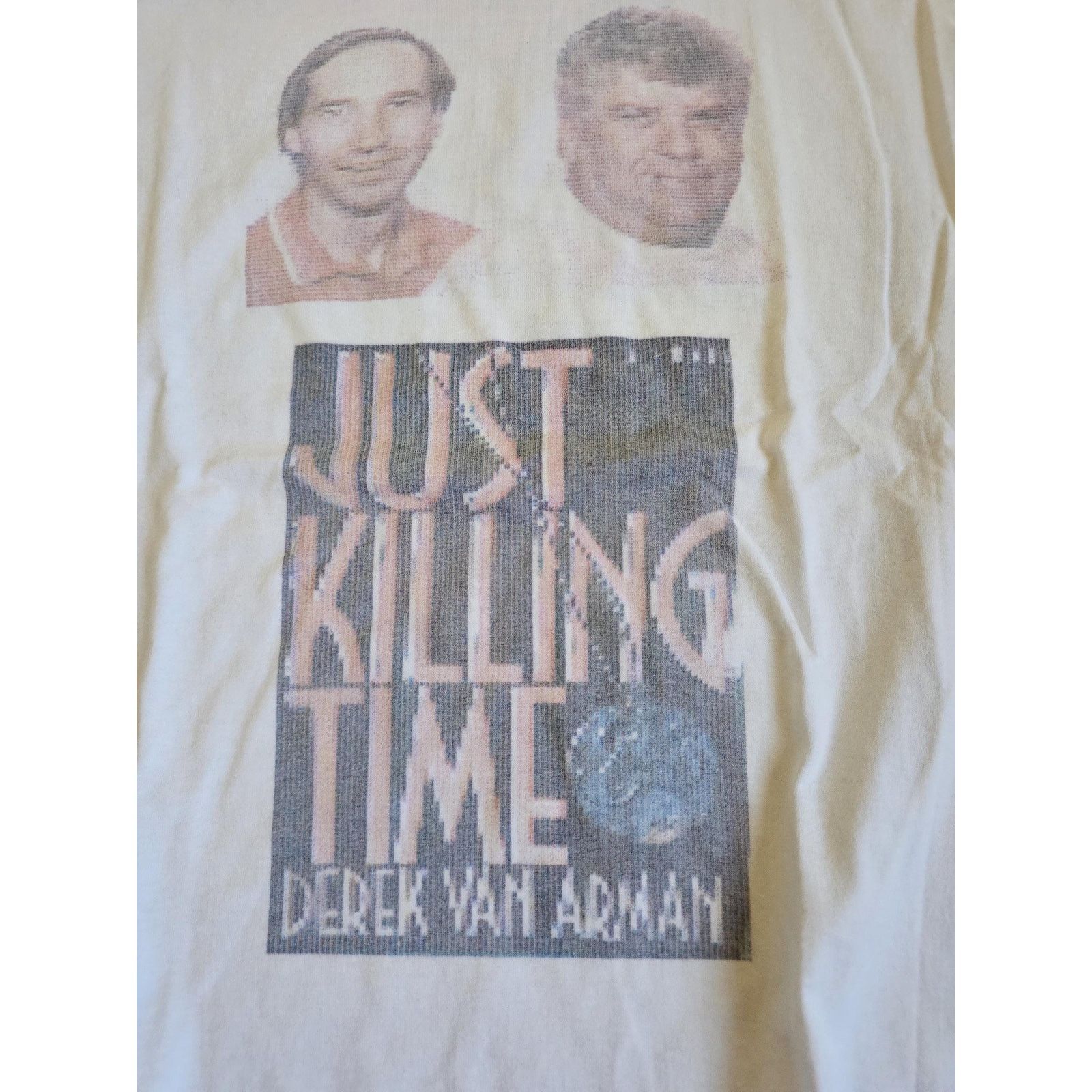 Jerzees Derek Van Arman 'Just Killing Time' T-Shirt Sz L 1990s Size US L / EU 52-54 / 3 - 3 Thumbnail