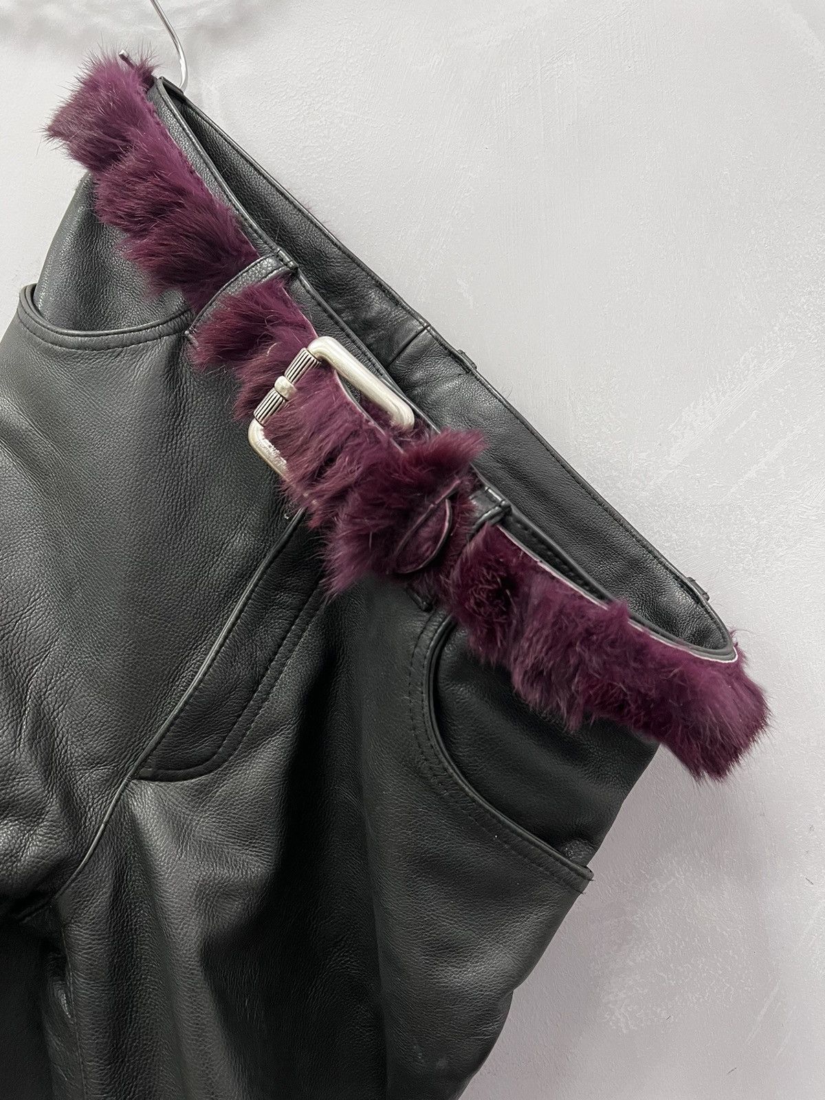If Six Was Nine × Japanese Brand × Vintage Archive fur metal parts FUR FUZZY legrandebleu STYLE BELT Size ONE SIZE - 4 Thumbnail