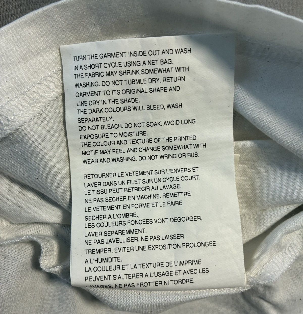 Junya Watanabe Junya Watanabe Tee with Black velvet graphic Size US M / EU 48-50 / 2 - 7 Thumbnail