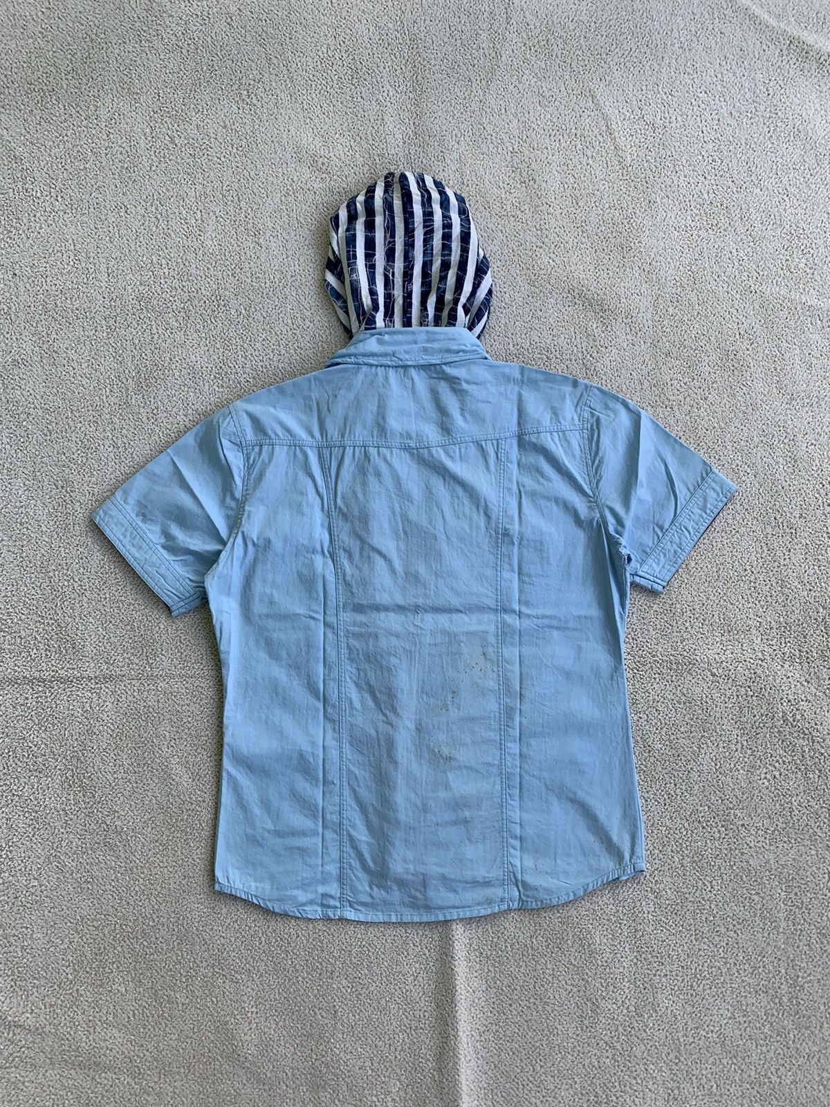 If Six Was Nine × Le Grande Bleu (L.G.B.) × semanticdesign Semantic Design Double Layer Hoodie Snap button shirt Size US L / EU 52-54 / 3 - 3 Thumbnail