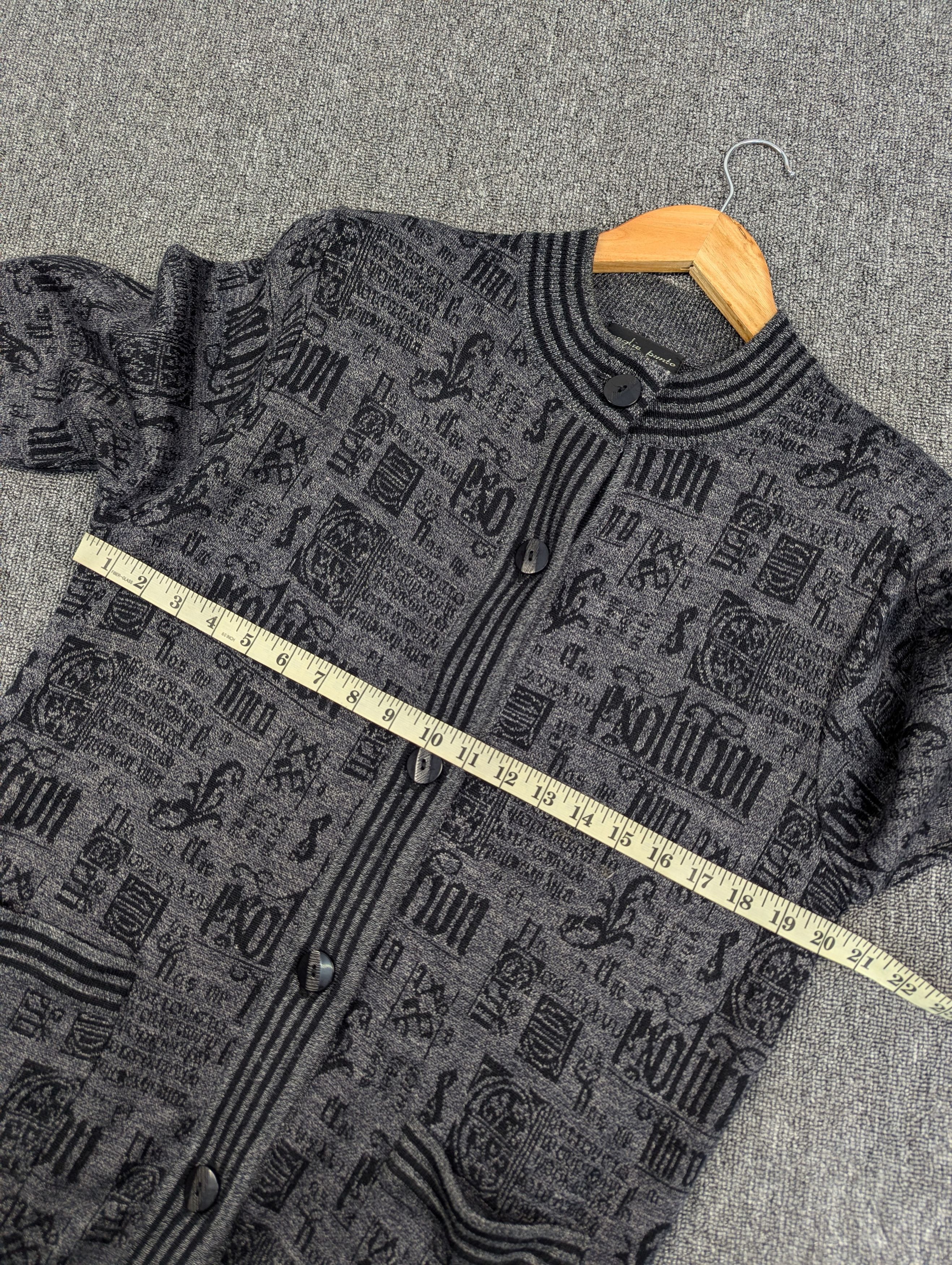 Japanese Brand Vintage Maglia Punto Button Ups Acrylic Cardigan Jacket Size M / US 6-8 / IT 42-44 - 14 Thumbnail