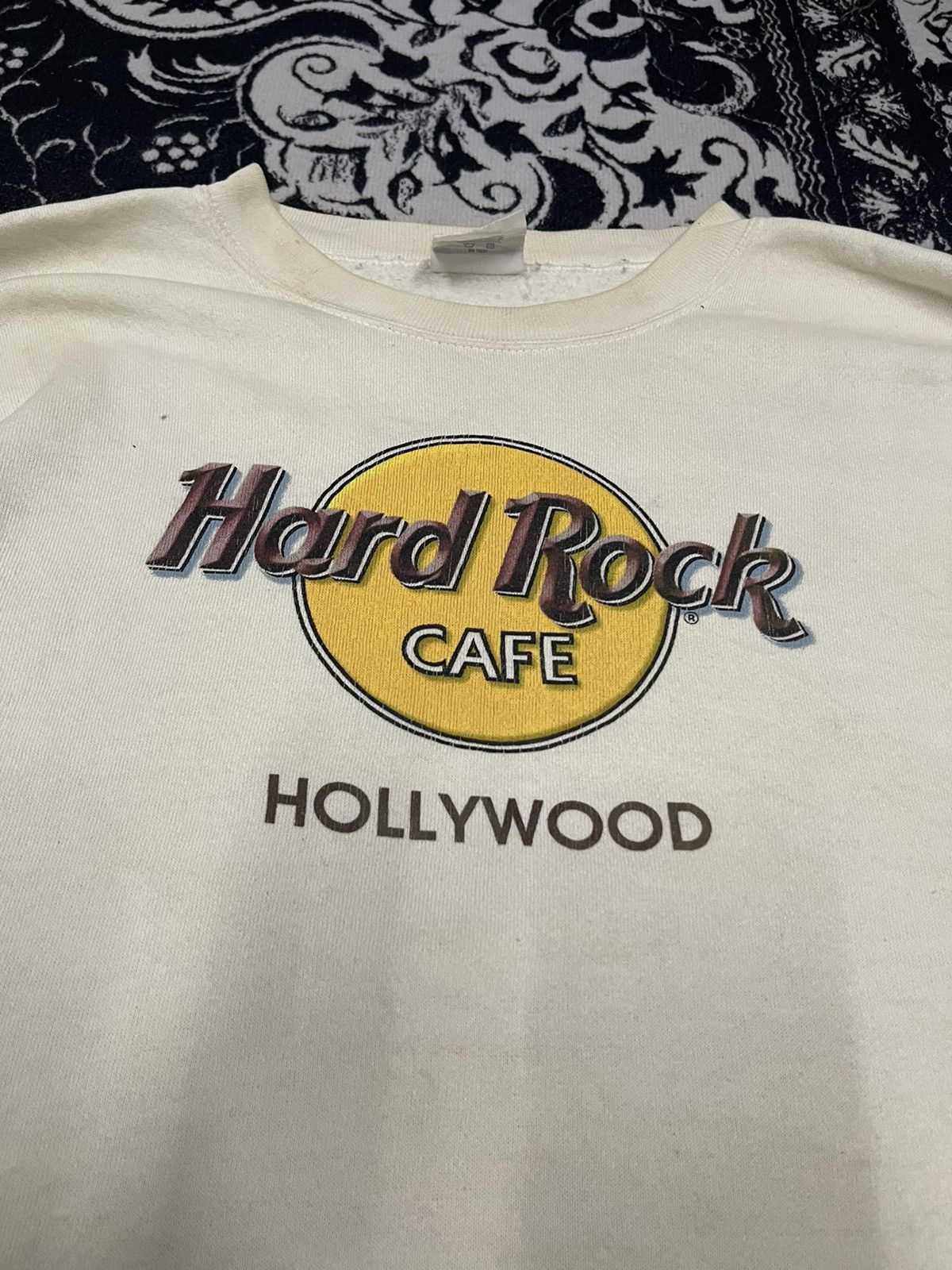 Hard Rock Cafe 90s HARD ROCK CAFE HOLLYWOOD SWEATSHIRT Size US S / EU 44-46 / 1 - 6 Thumbnail