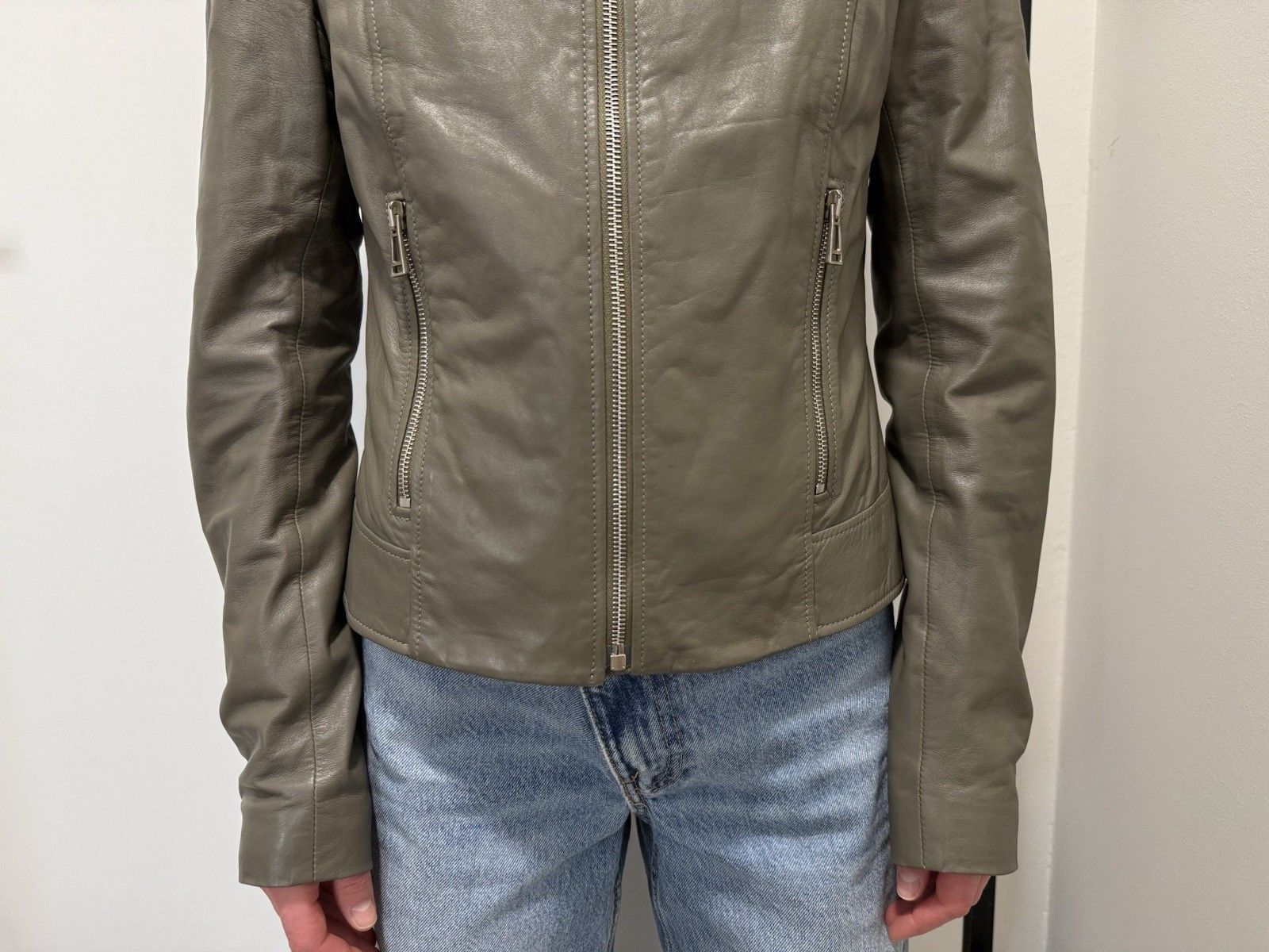 Belstaff DDP Belstaff Leather Moto Biker Womens Jacket size 42 Size M / US 6-8 / IT 42-44 - 12 Thumbnail