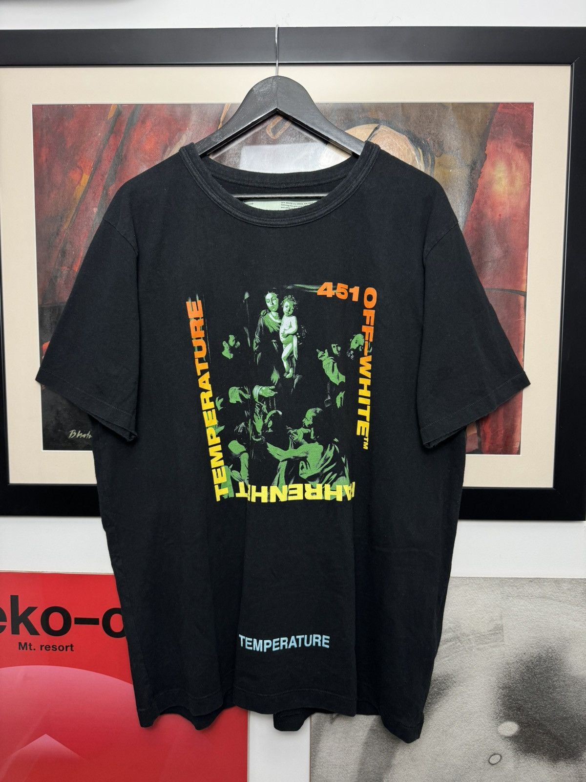 Off-White Off-White Temperature Runway Show Invite Tee Shirt | Grailed